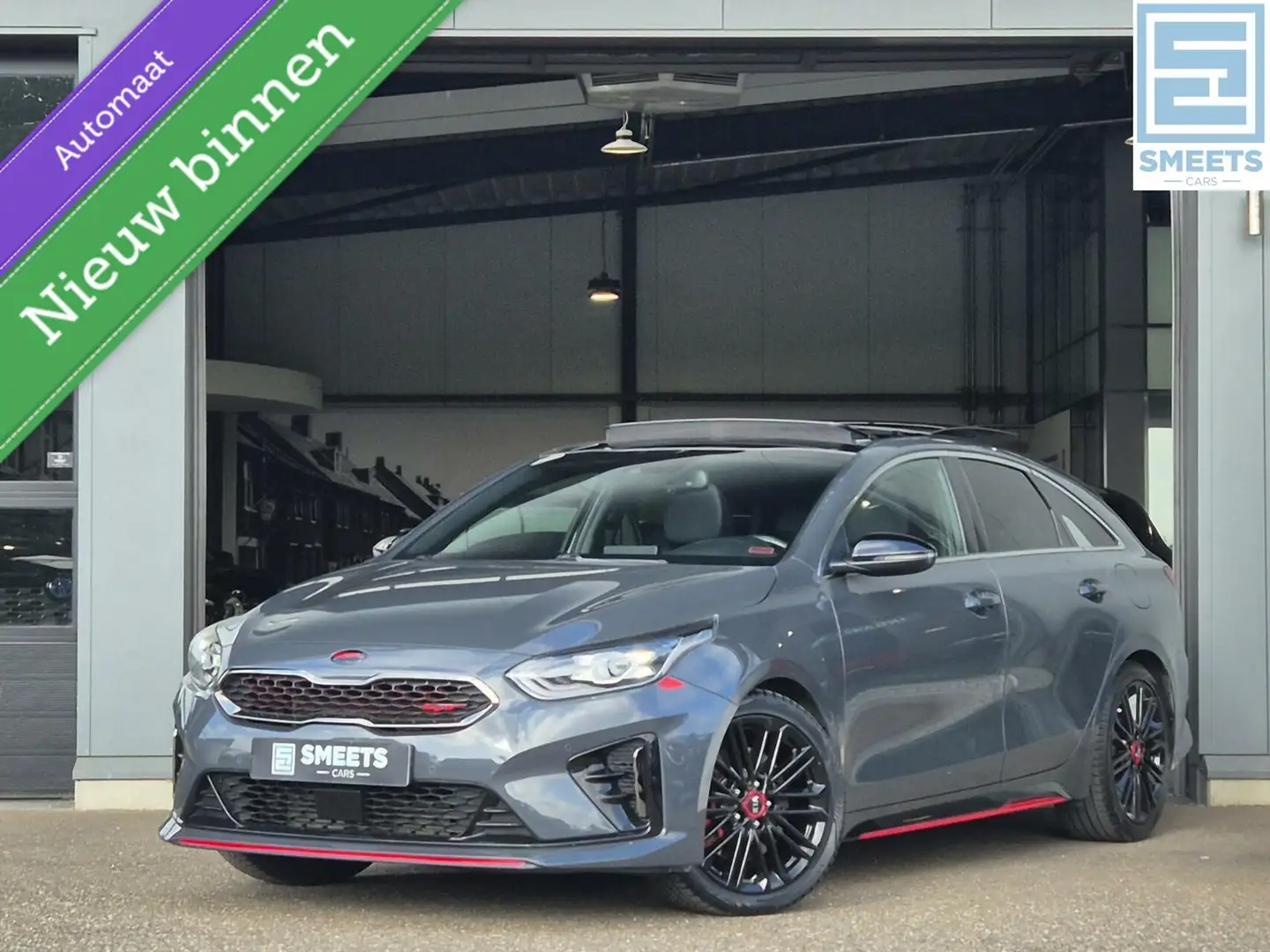 Kia ProCeed / pro_cee'd 1.6 T-GDI GT 204PK Automaat |Pano|Navi|Alc/Leer Grau - 1