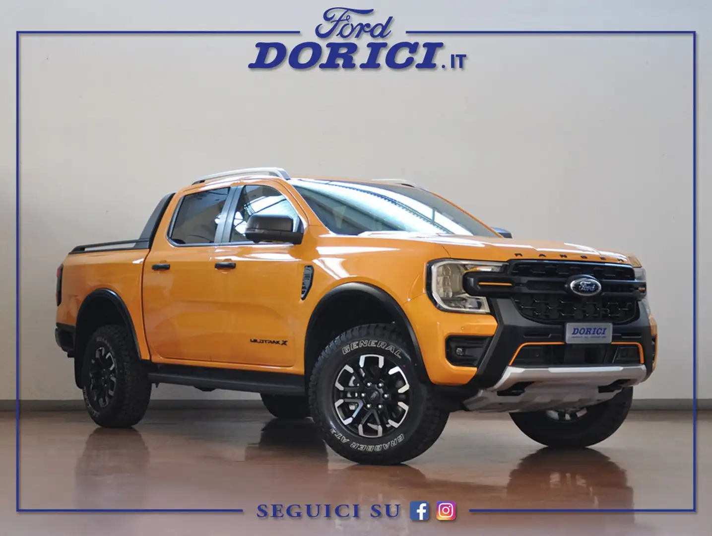 Ford Ranger 2.0 Ecoblue 205Cv DC Auto Wildtrak X + IVA Arancione - 1