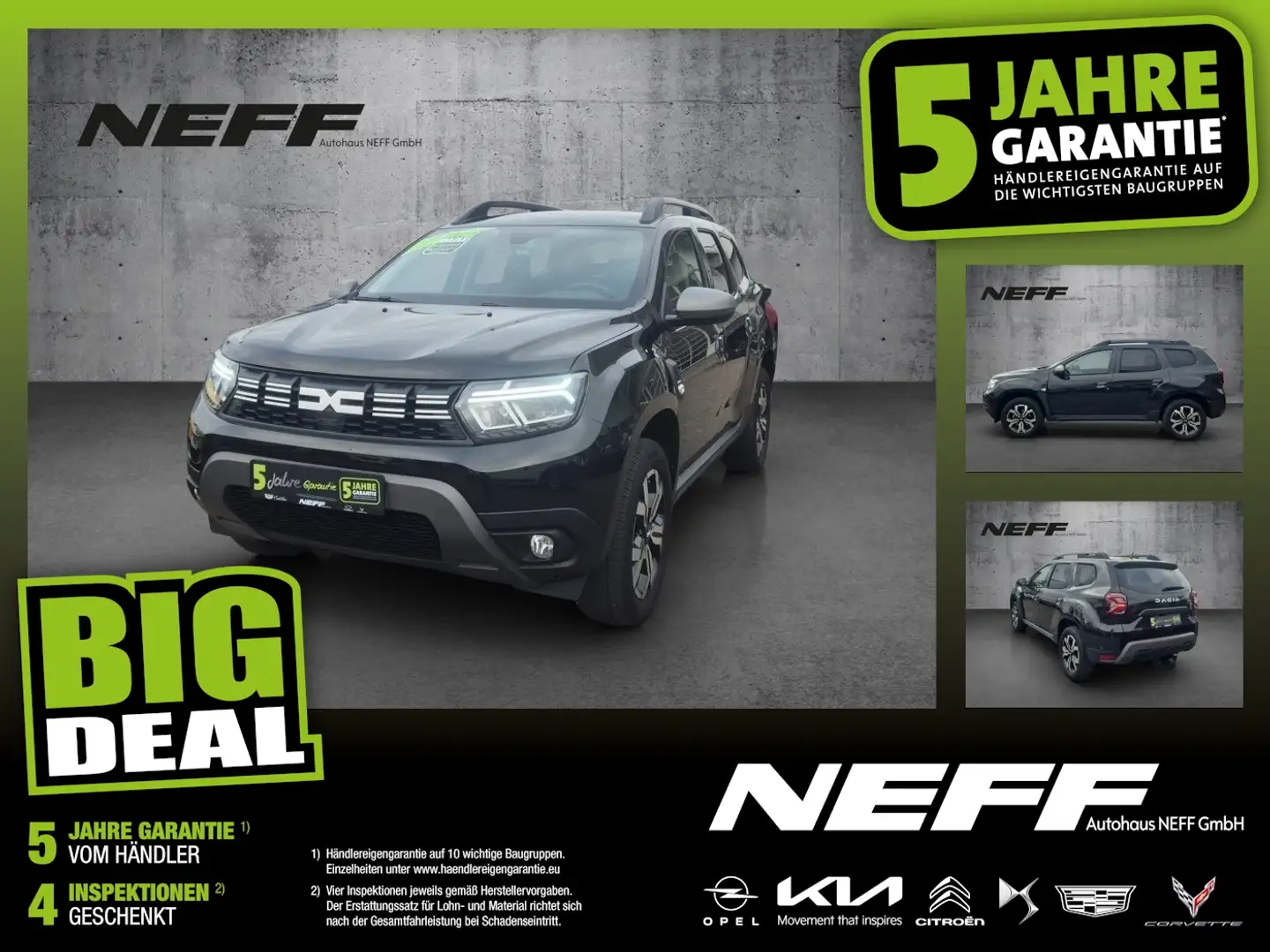 Dacia 130 GPF Journey Navi+SHZ+Kam.AHK Чорний - 1