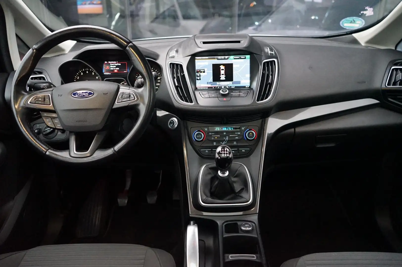 Ford C-Max 1.0 Titanium, Elek achterklep, Navi, CC, Panodak, Weiß - 2