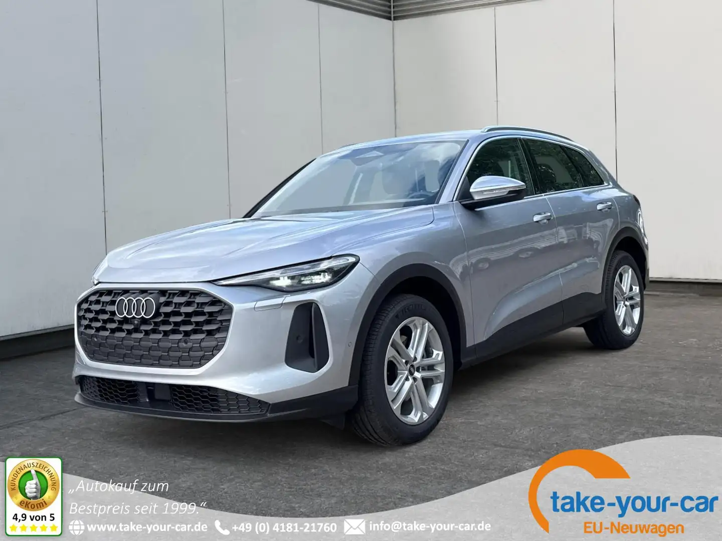 Audi Q5 AHK+ACC+RFK+19"ALU+NAVI TFSI 150 kW (204PS) 7-G... Silber - 1