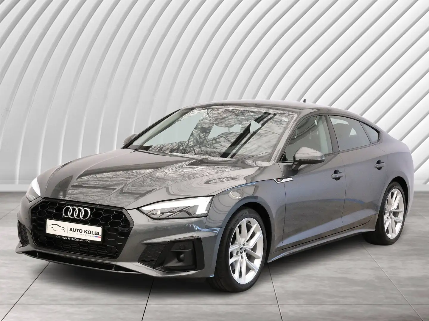 Audi A5 Sportback 40 TFSI quattro S line RFK NAVI LM Gris - 1