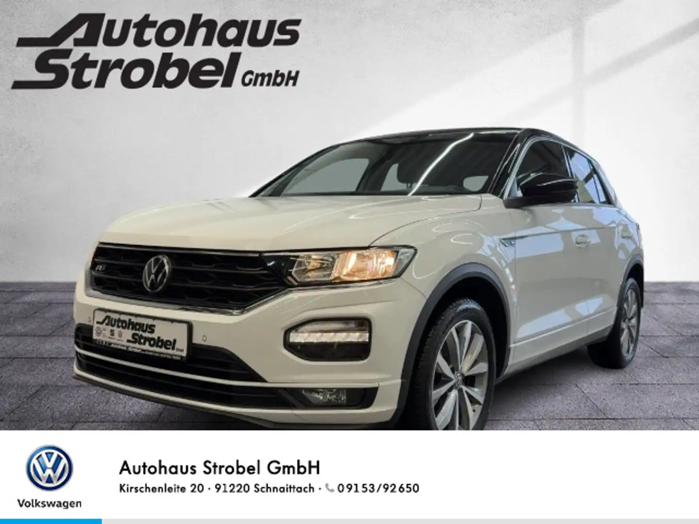 Volkswagen T-Roc 1.5 TSI DSG R-Line Navi Kamera Climatronic Weiß - 1