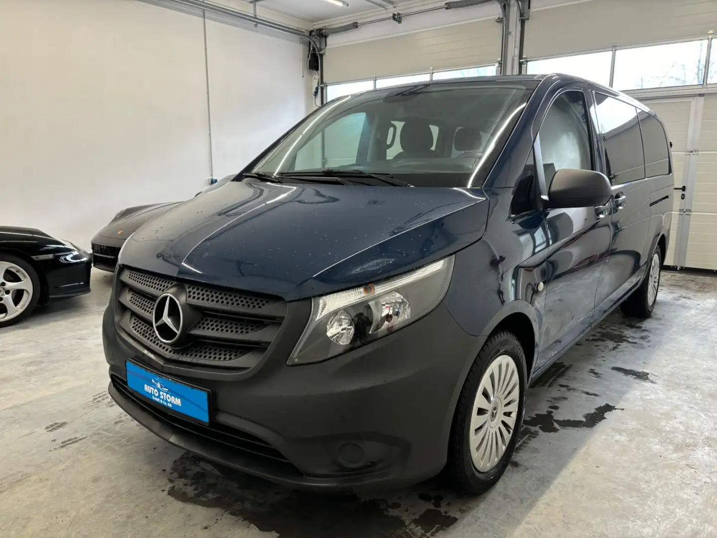 Mercedes-Benz Vito CDI 114 Pro Extralang *8-Sitz *Kamera *NAVI *1-Han Blau - 1