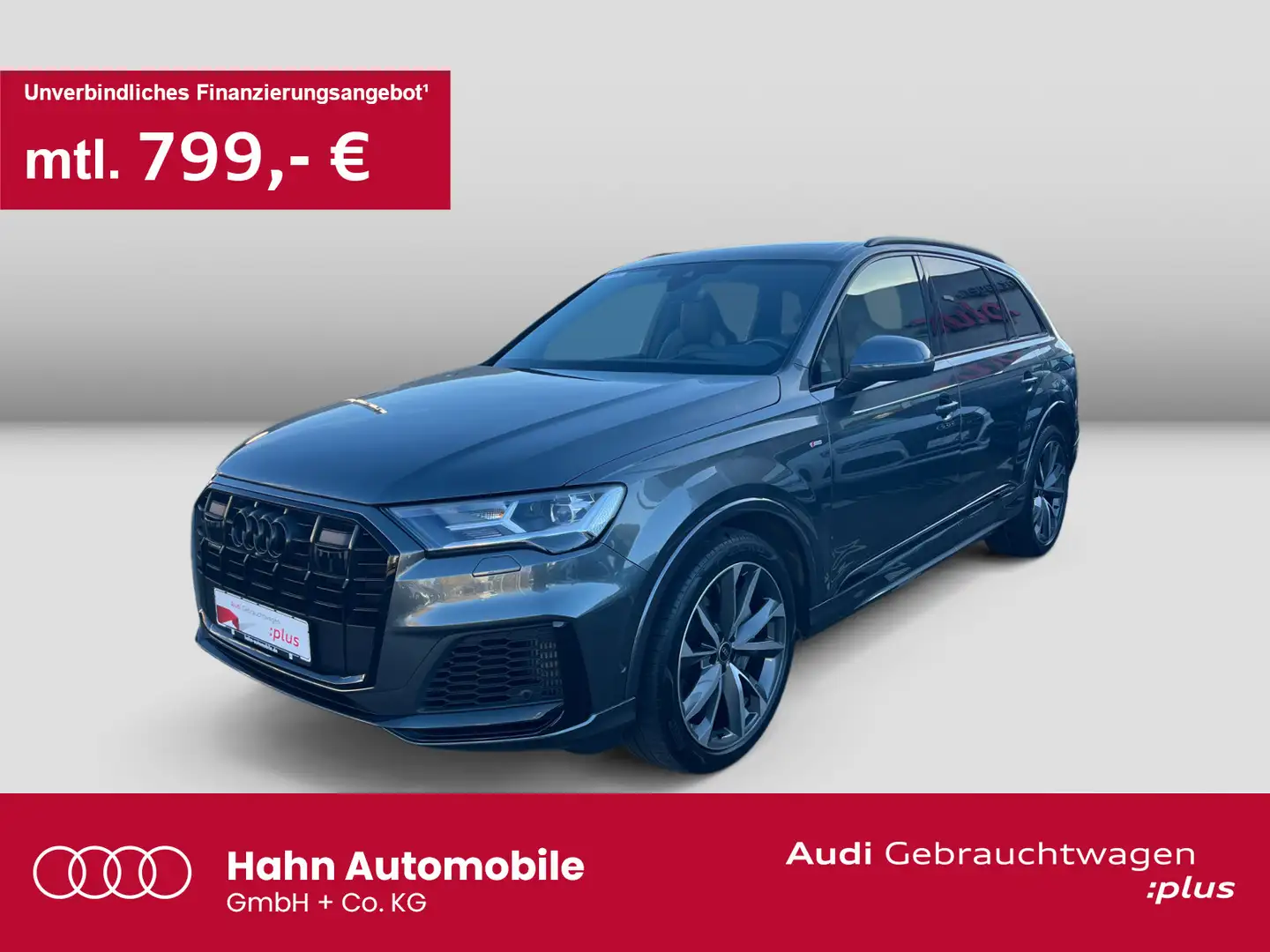 Audi Q7 55TFSIe quattro S-tronic S line HUD Pano 360° Grau - 1
