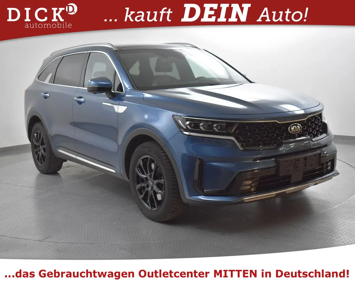 Kia Sorento 2.2d 4WD Platin PANO+MEMO+360+HEAD+BOSE+ Blau - 1