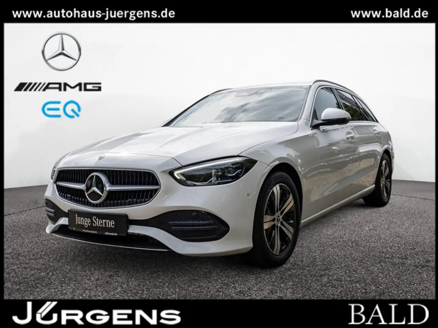 Mercedes-Benz C 200 d T Avantgarde/LED/Cam/Totw/AHK/SHZ/17' Weiß - 2