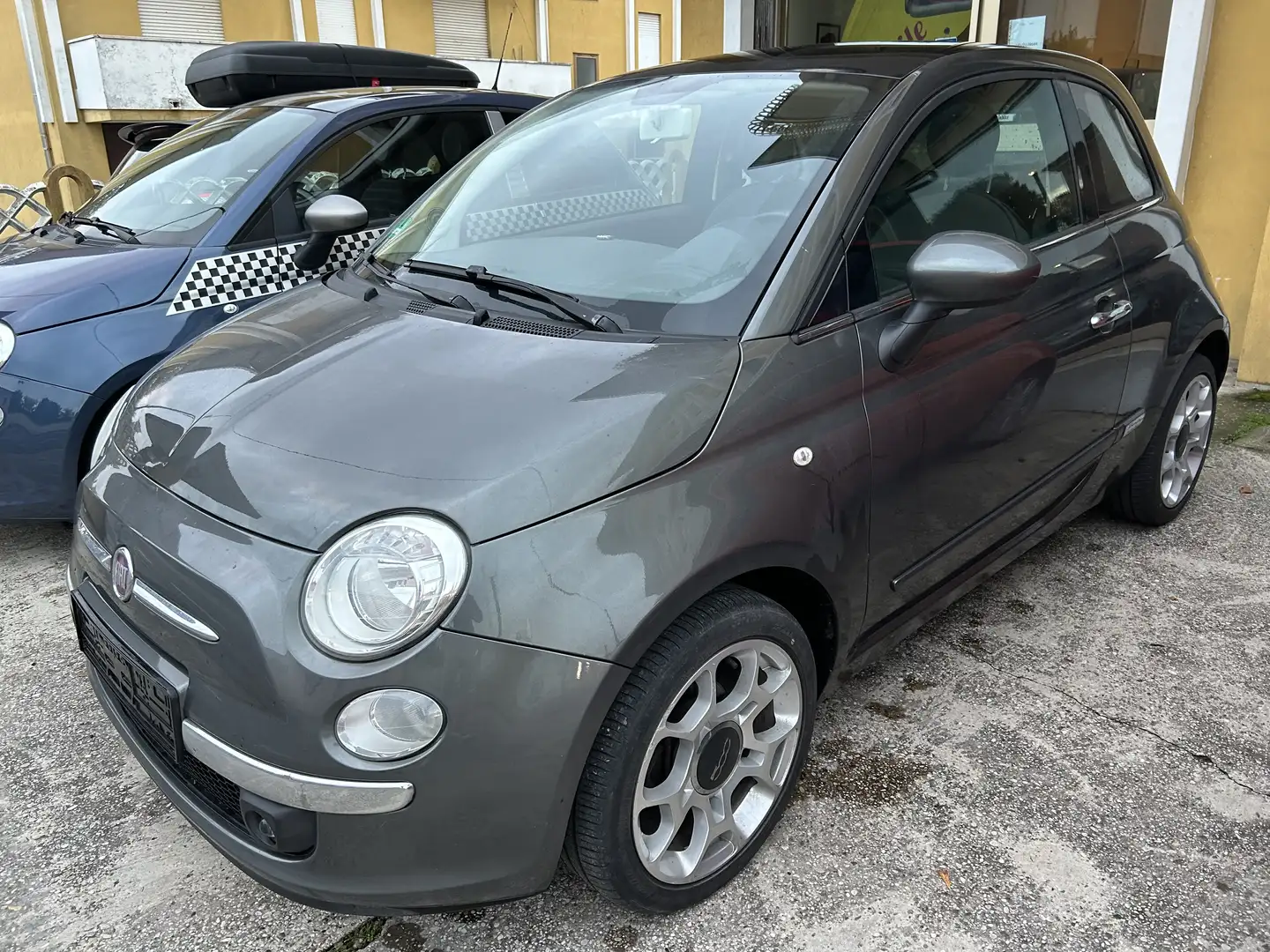 Fiat 500 1.2 Lounge 69cvPANoRAMA!! BLUETOOTH!! Gris - 1