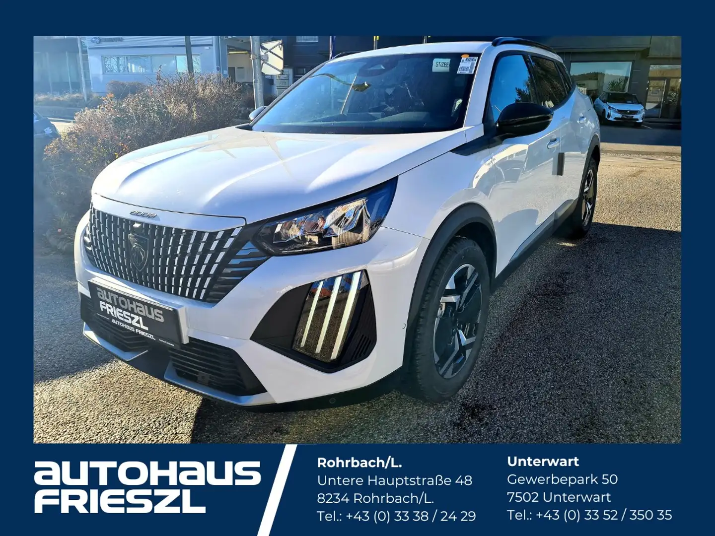 Peugeot 2008 PureTech 100 S&S Allure 6-Gang-TAGESZULASSUNG Weiß - 1