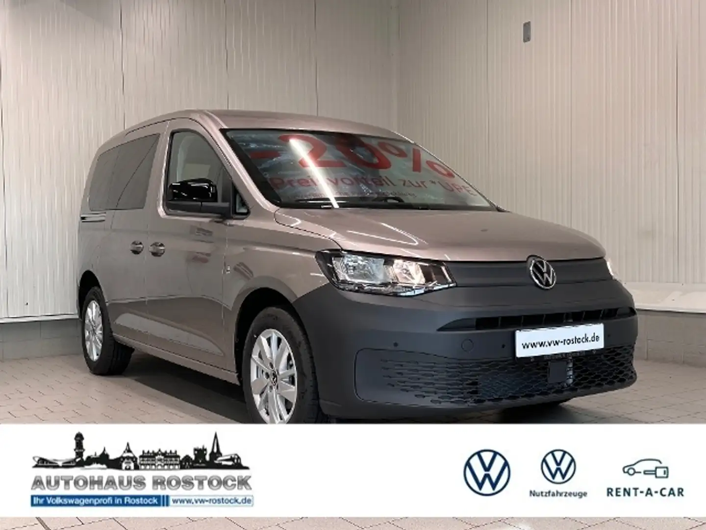 Volkswagen Caddy 2.0 TDI AHK RFK TEMPO / SOFORT VERFÜGBAR! Beige - 1