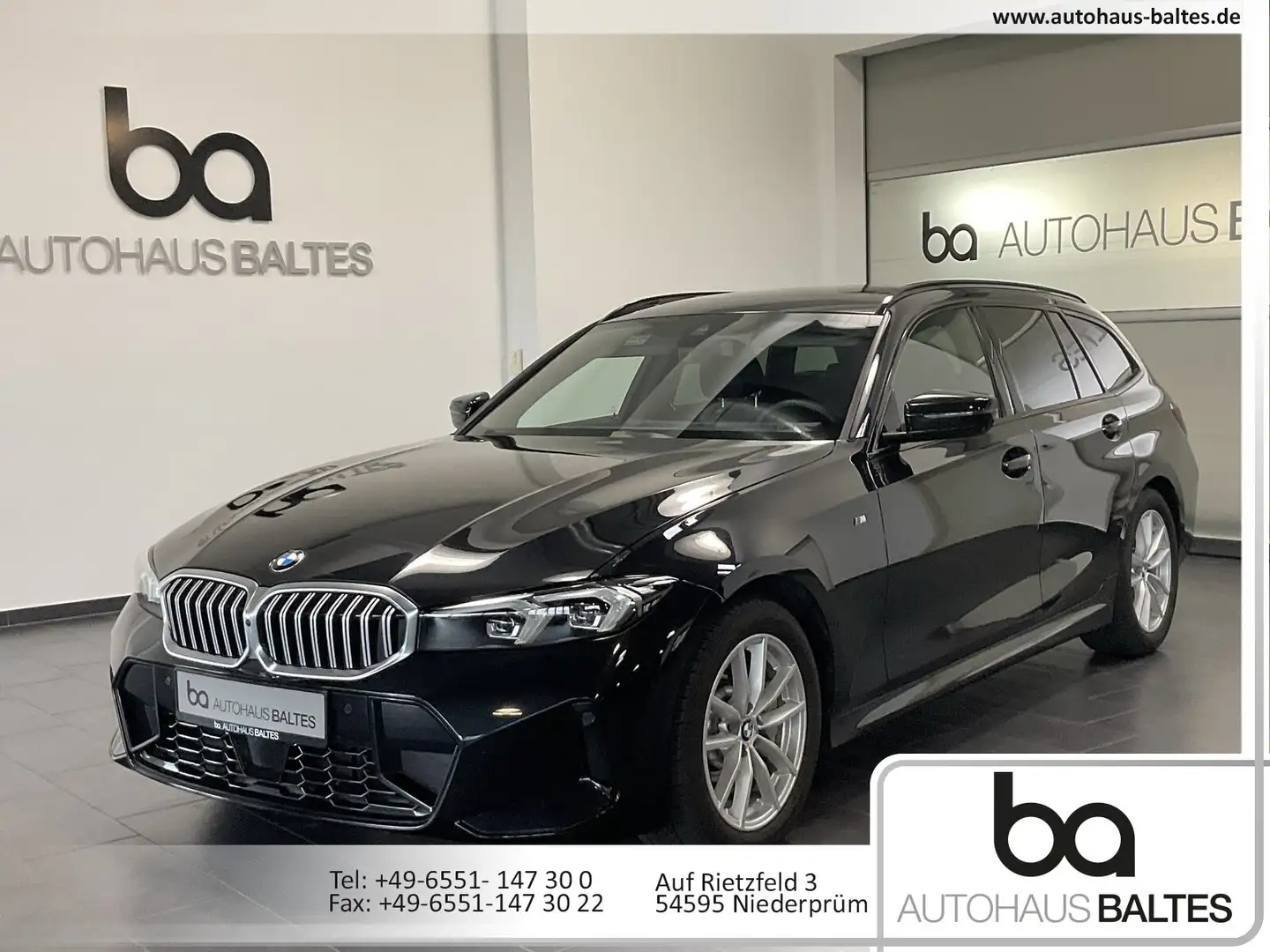 BMW 330 330i Touring xDrive M Sport Inno/Pano/Comf/ACC/AHK Schwarz - 1