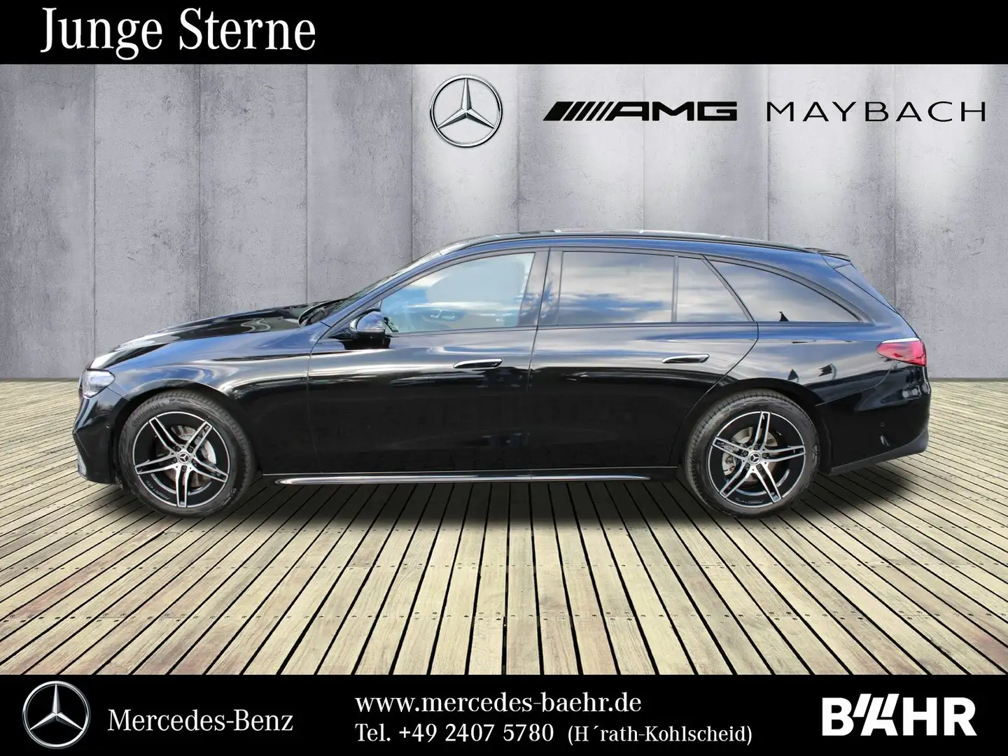 Mercedes-Benz E 220 E 220 d T AMG+Night/MBUX/Digital-Light/Pano/AHK Noir - 2