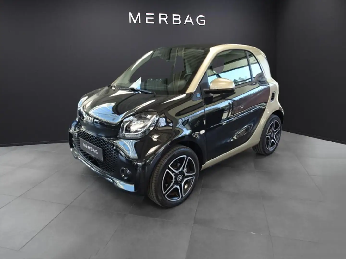 smart forTwo EQ  *Leder + Automatik + Sitzh. + Klimaautomatik + Zwart - 2