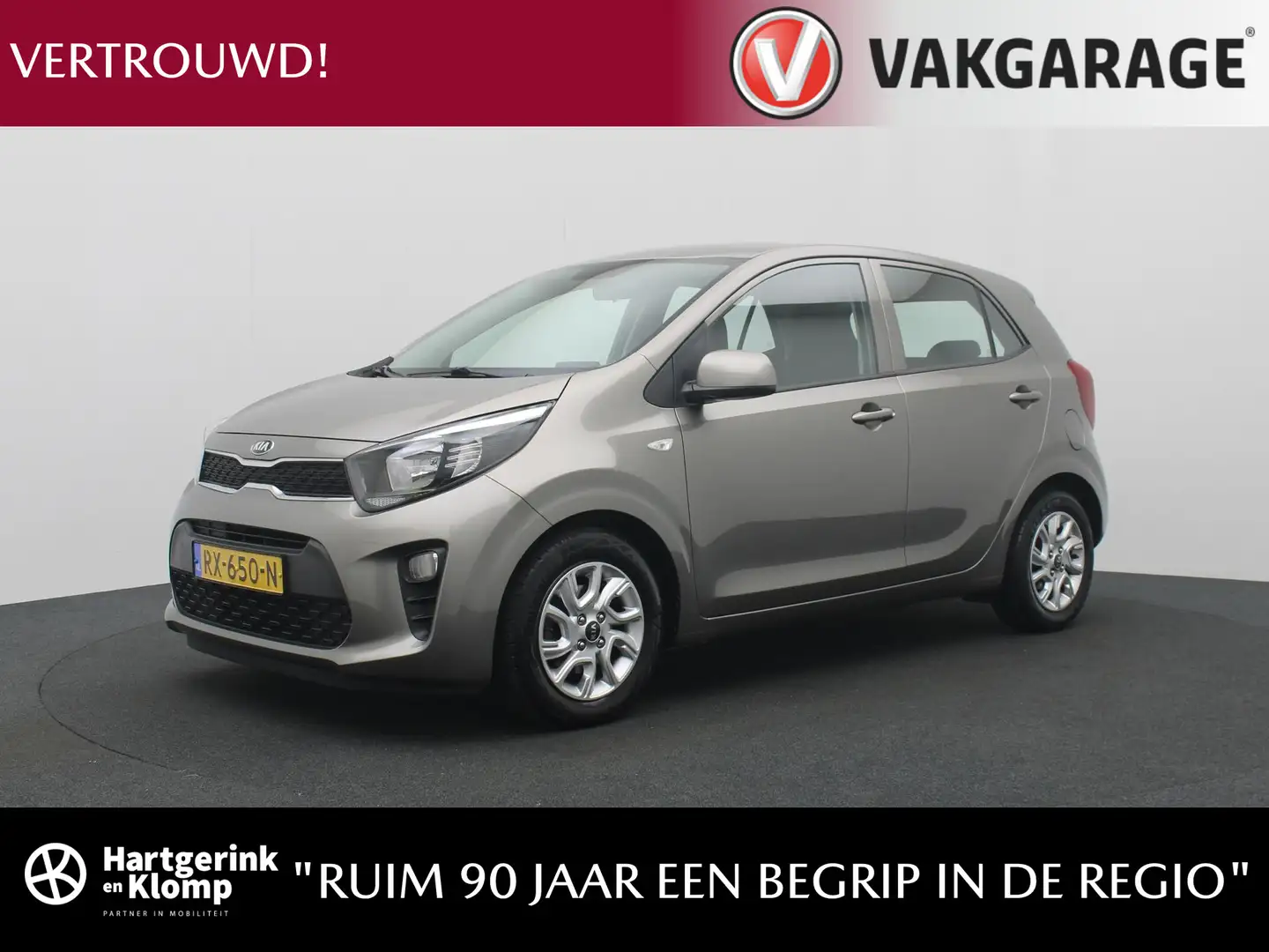 Kia Picanto 1.0 CVVT ComfortPlusLine Navigator | volledig onde Gris - 1