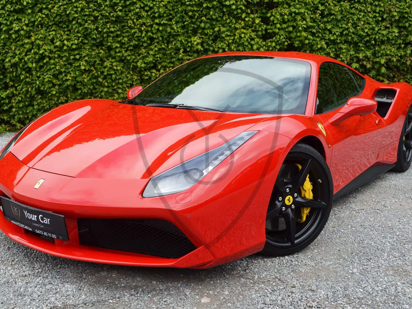 Ferrari 488 3.9 Turbo V8 F1 * 1ST PAINT * 100% SERVICE FERRARI Rouge - 1