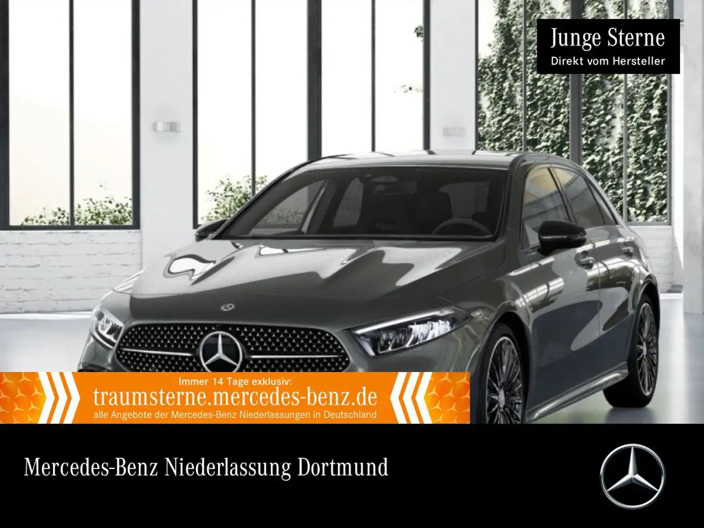 Mercedes-Benz A 220 d AMG+NIGHT+AHK+LED+KAMERA+KEYLESS+8G Grau - 1