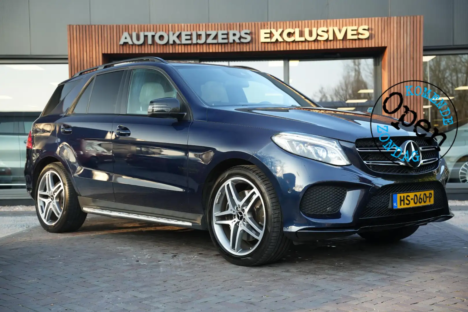 Mercedes-Benz GLE 500 e 4MATIC AMG Designo Stoelvent. Harman/Kardon Trek Blau - 1