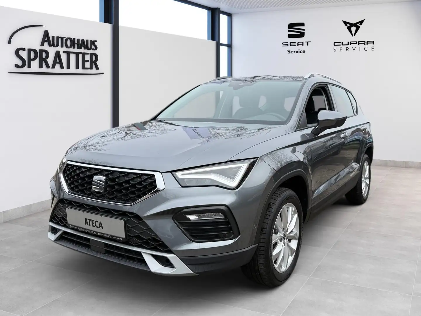 SEAT Ateca 1.5 TSI ACT DSG Style NAVI ACC AHK Kamera Grau - 1