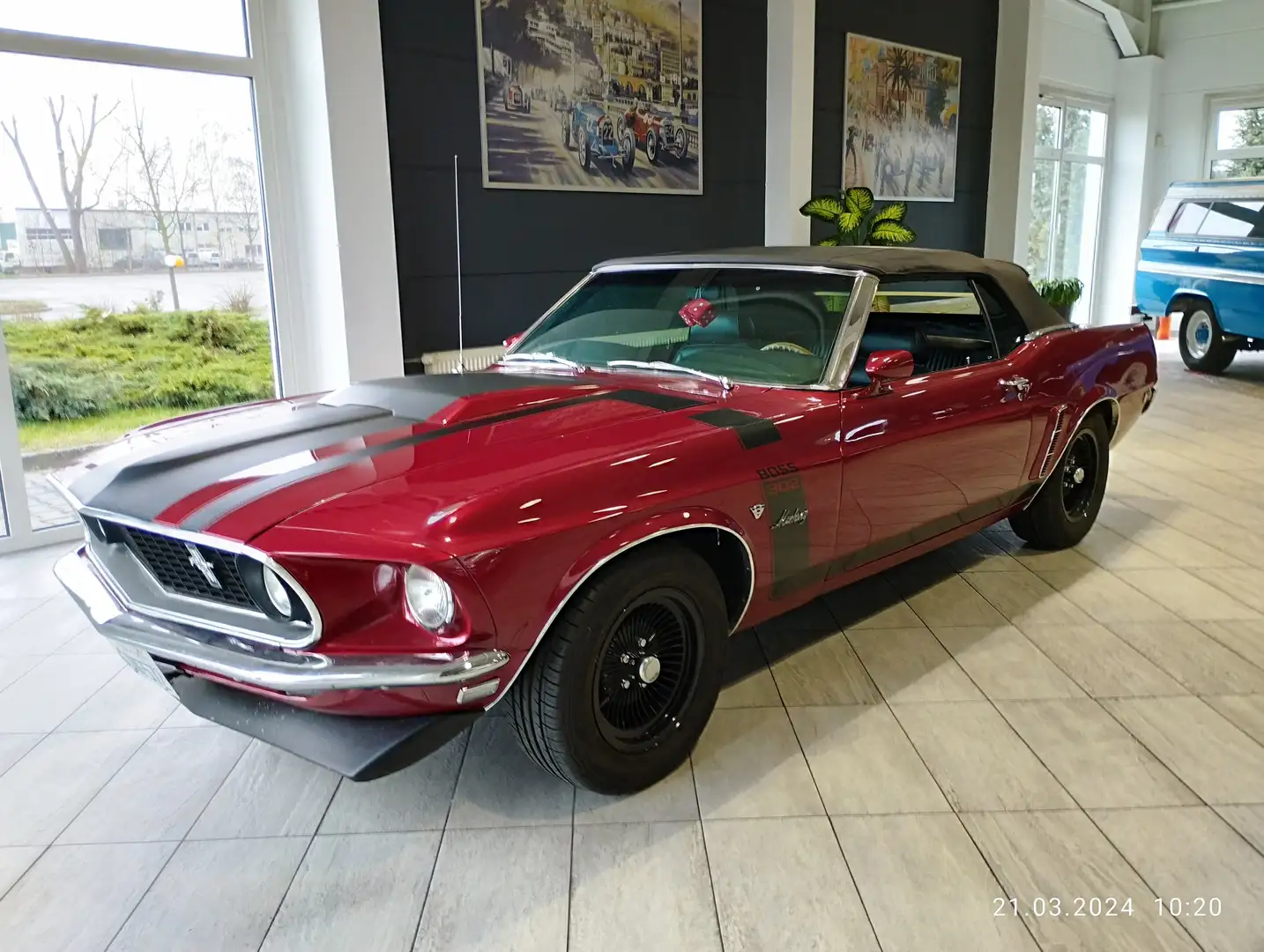 Ford Mustang Cabrio - Convertible V8 Automatik Rouge - 1