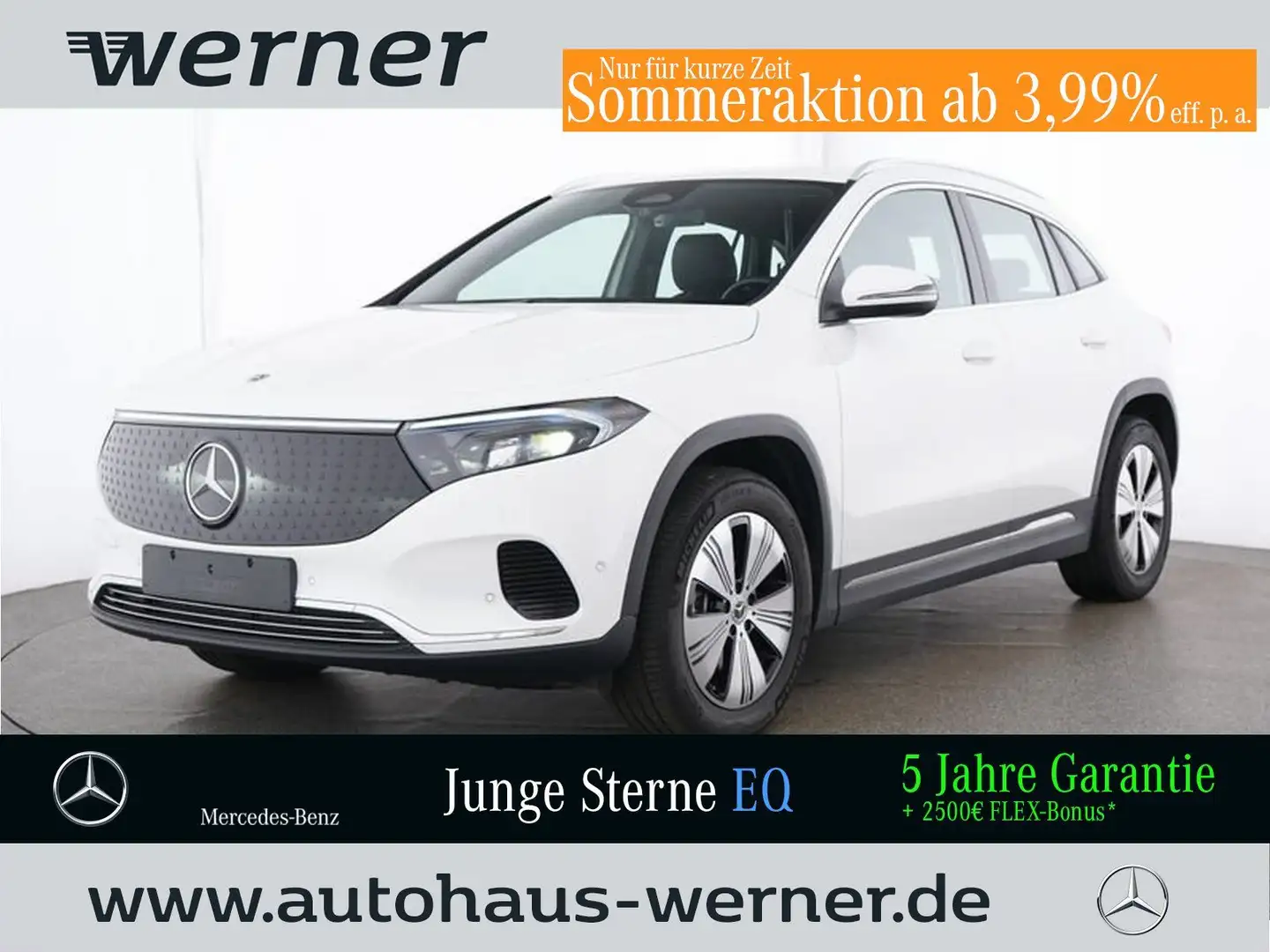Mercedes-Benz EQA 300 4M PROG-ADV WINTER KAMERA AMBI VZA EASYP Weiß - 1