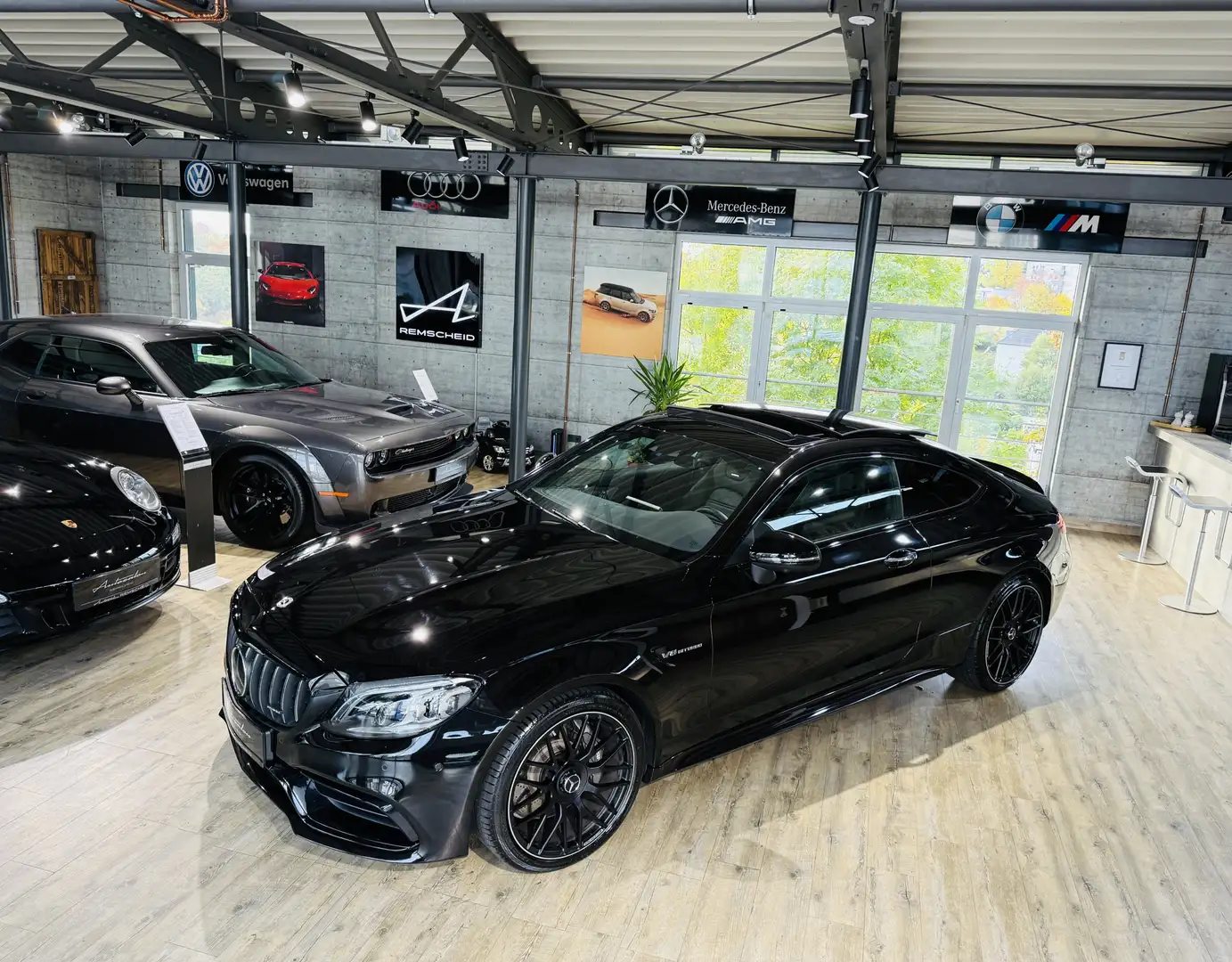 Mercedes-Benz C 63 AMG Coupé*PANO*360°KAM*PERF.ABGAS*D.TACHO Noir - 2