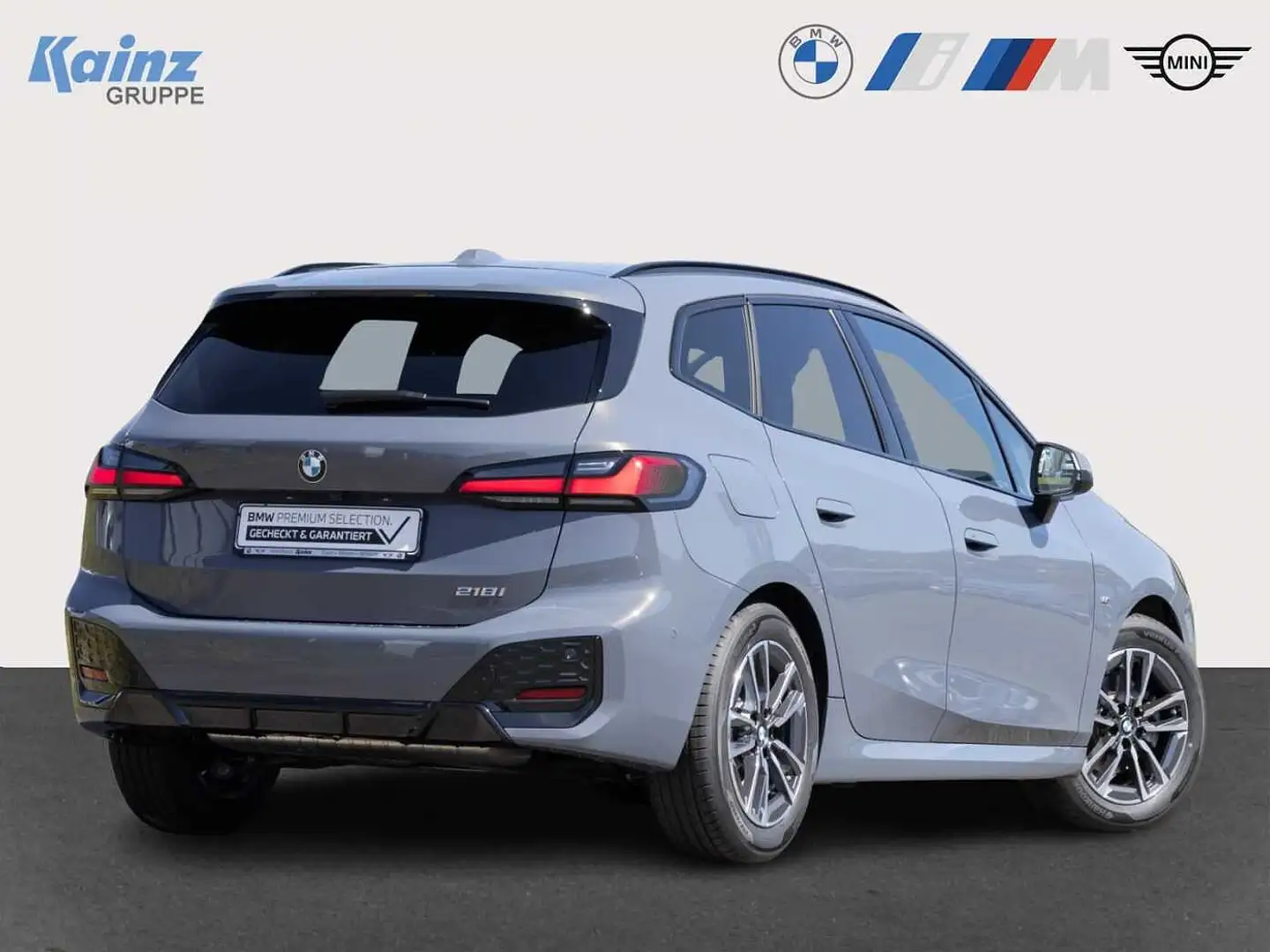 BMW 218 i Active Tourer Aut. M Sport, Leder, AHK, Gris - 2