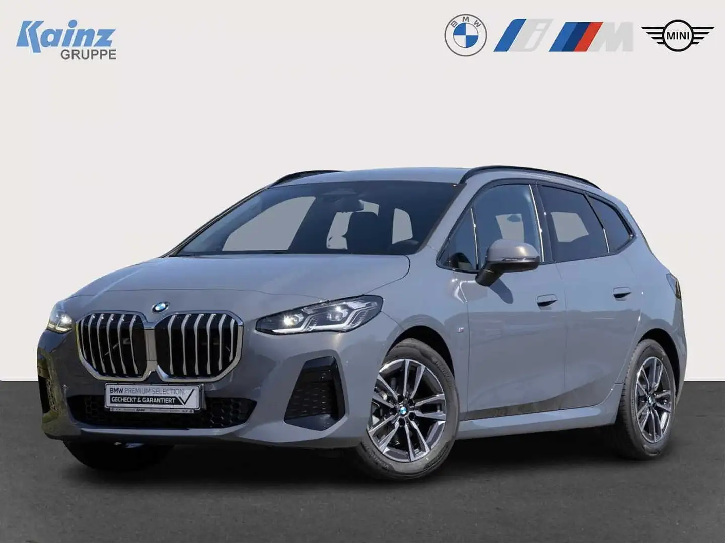 BMW 218 i Active Tourer Aut. M Sport, Leder, AHK, Gris - 1