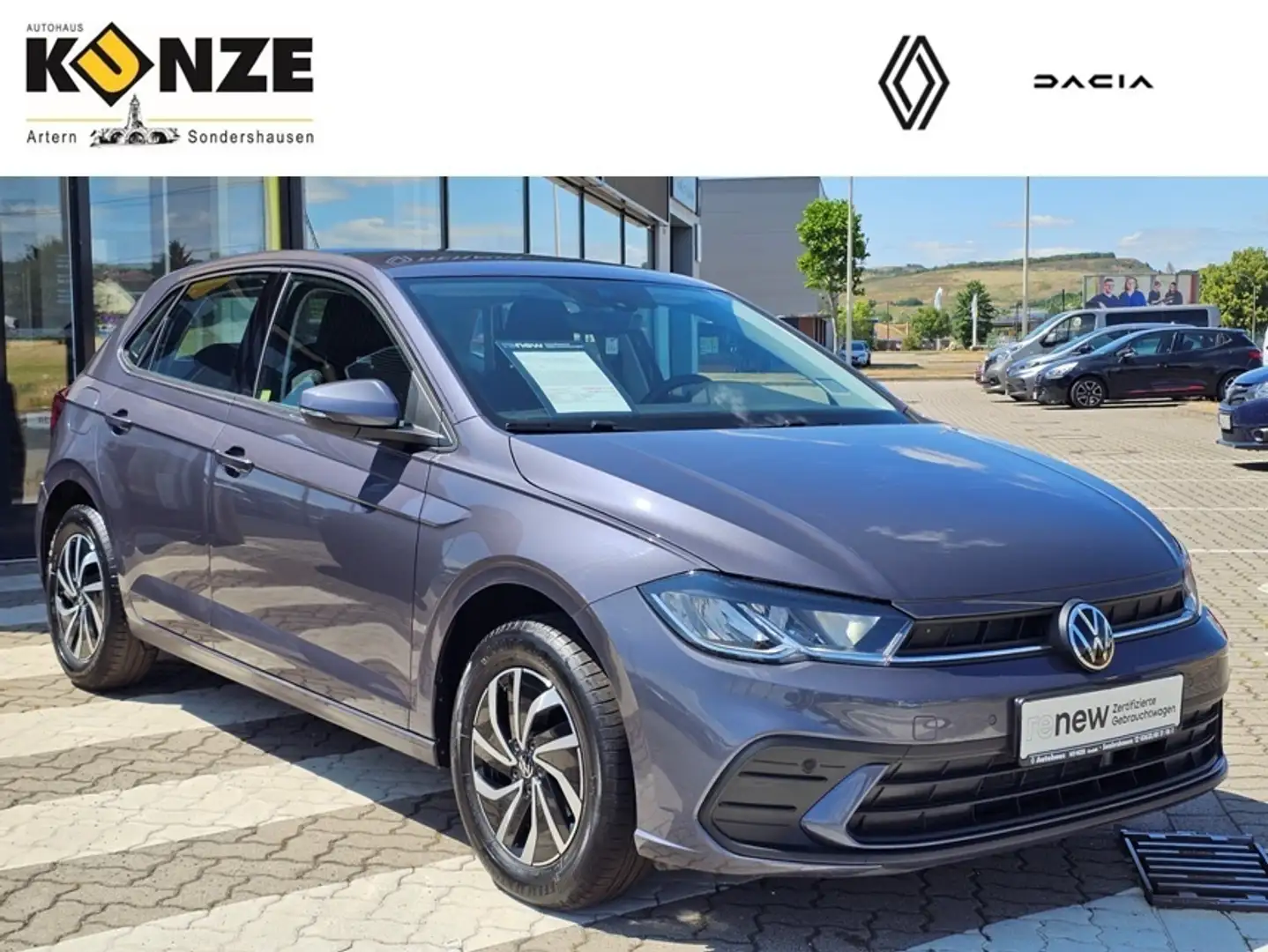 Volkswagen Polo VI Life 1.0 TSI DSG *Virtual/RFK/LED* Gris - 1