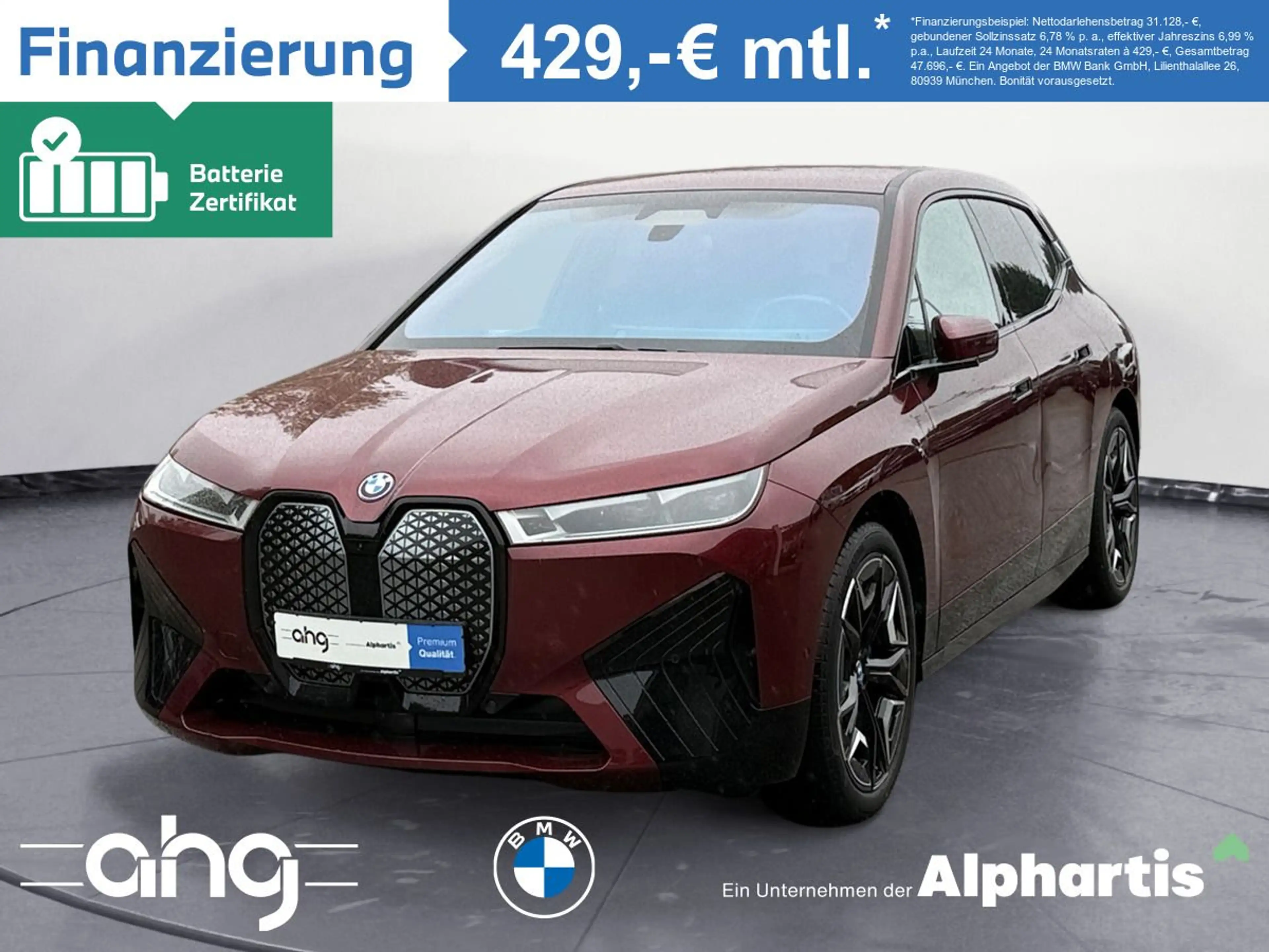 BMW iX xDrive40 Sportpaket Laserlicht AHK Harman K.