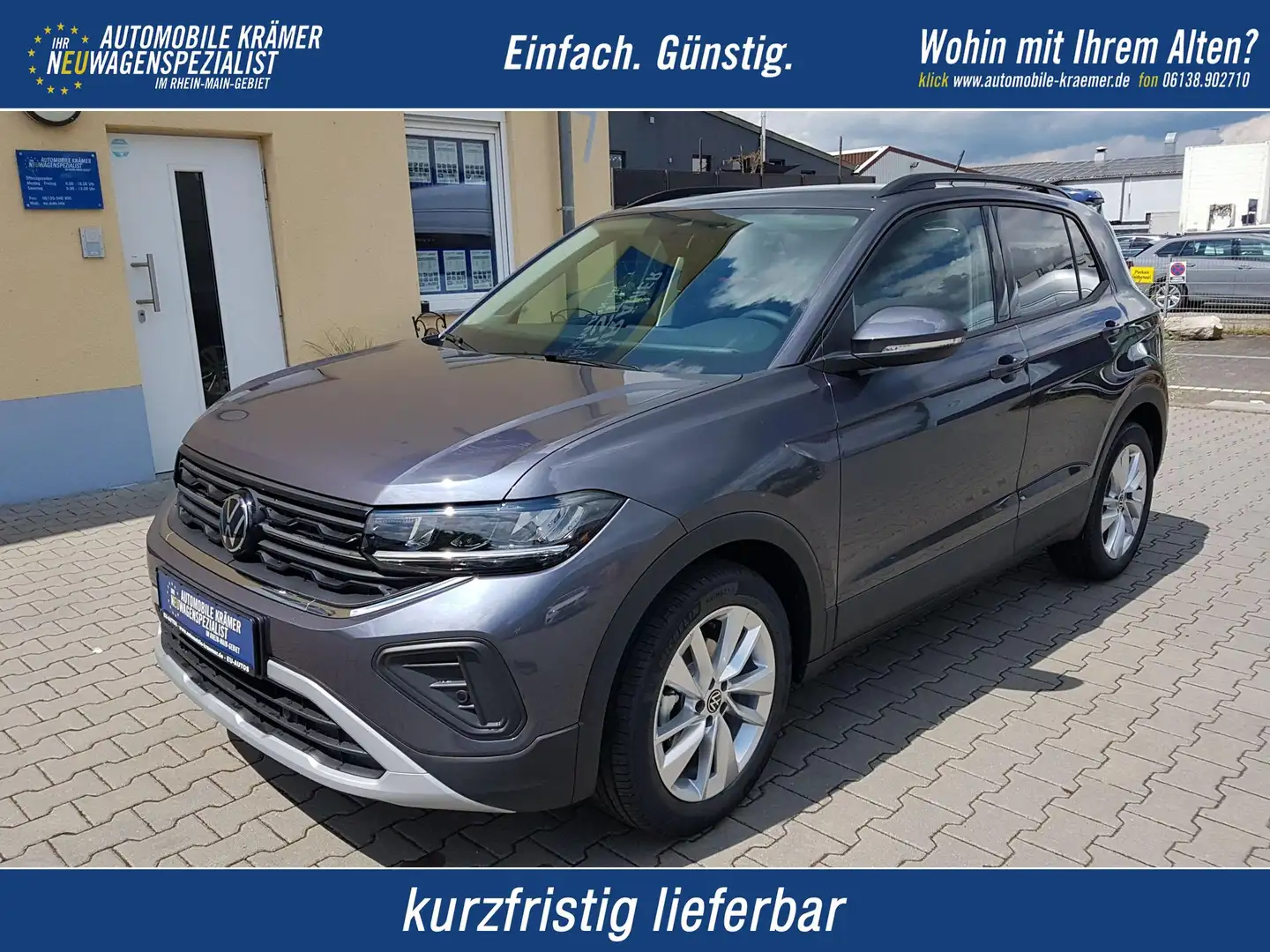 Volkswagen T-Cross Limited Life AHK 4J. Garantie Sitzheizung vorn ... Grigio - 1