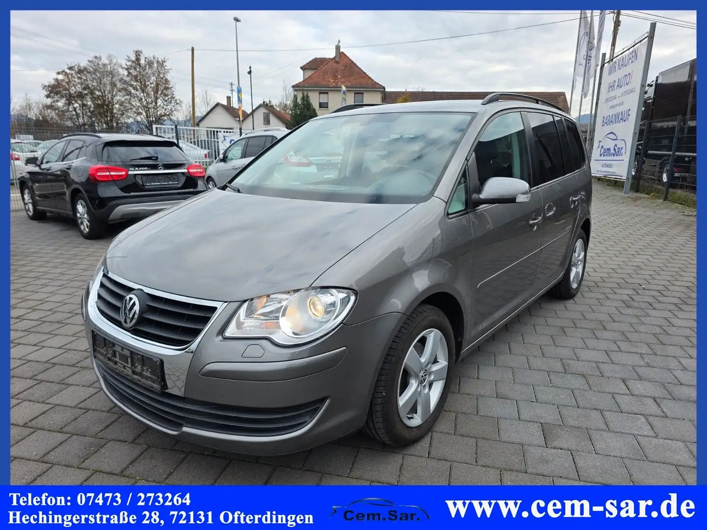 Volkswagen Touran United *7-Sitzer*ALU-Felgen*6-Gang*AHK*+ Gris - 1