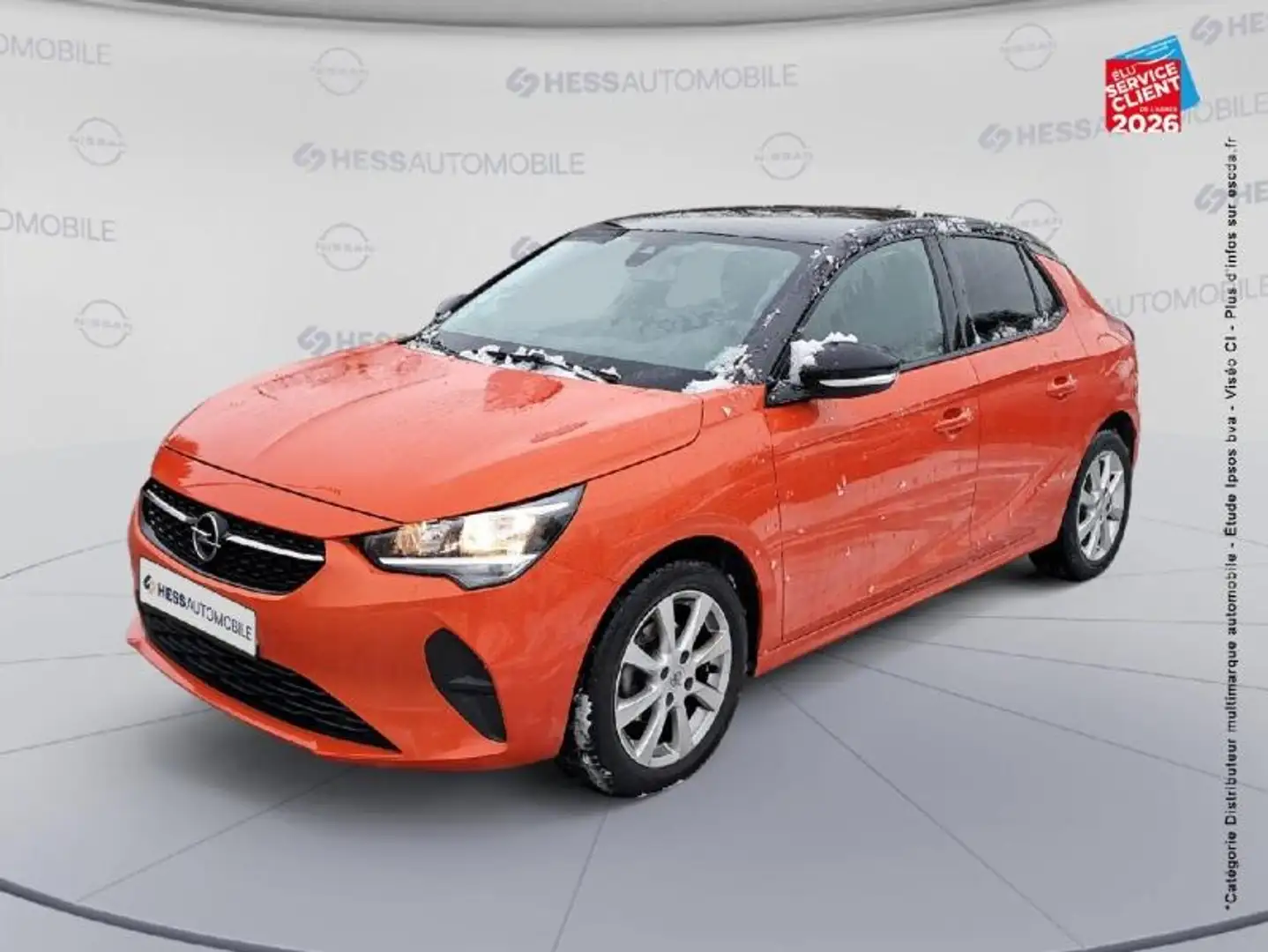 Opel Corsa-e 1.2 75ch Elegance Business CarPlay Orange - 1