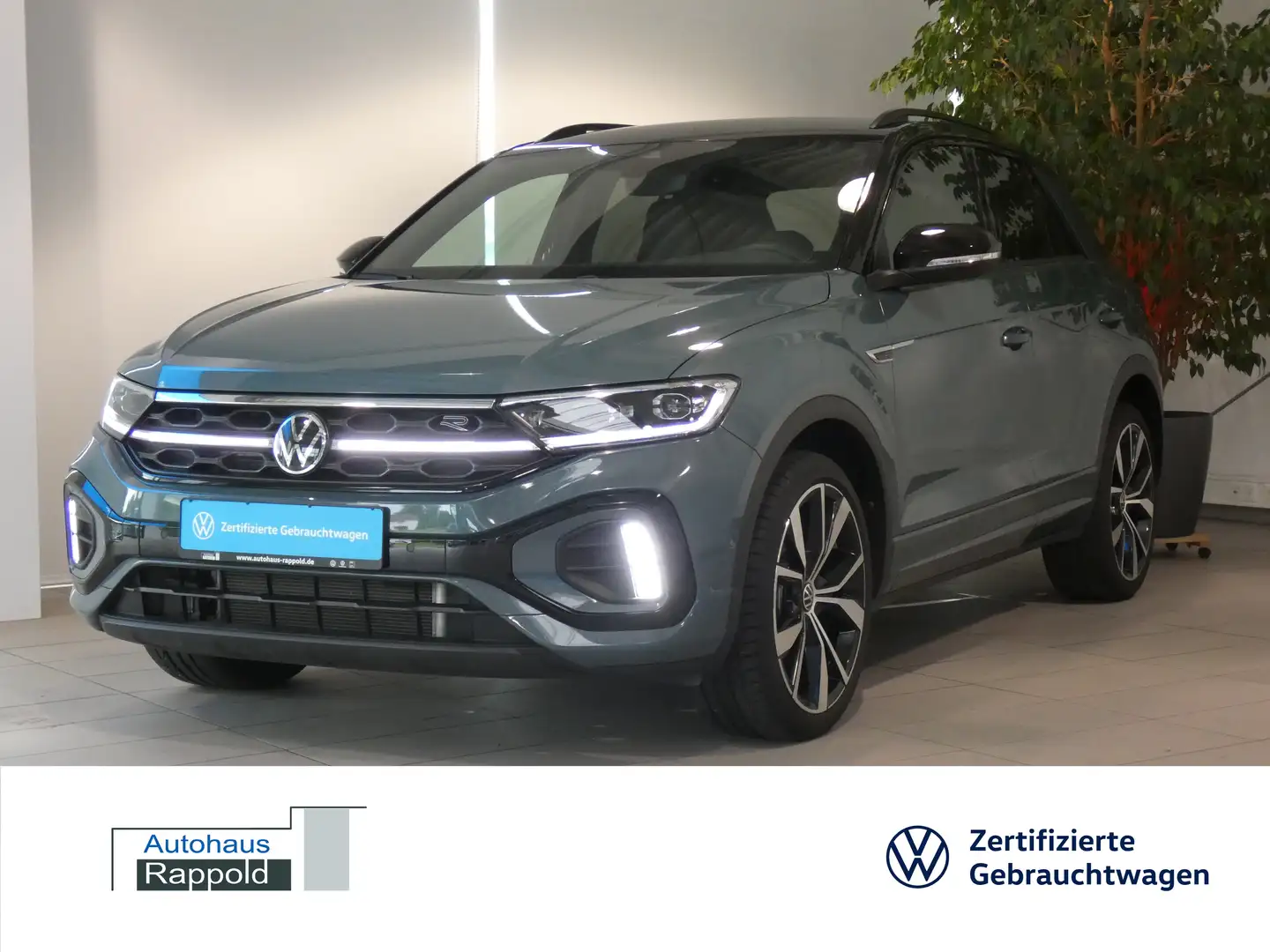 Volkswagen T-Roc 1.5 TSI R-Line DSG NAVI Sportsitze Black Style Blau - 1