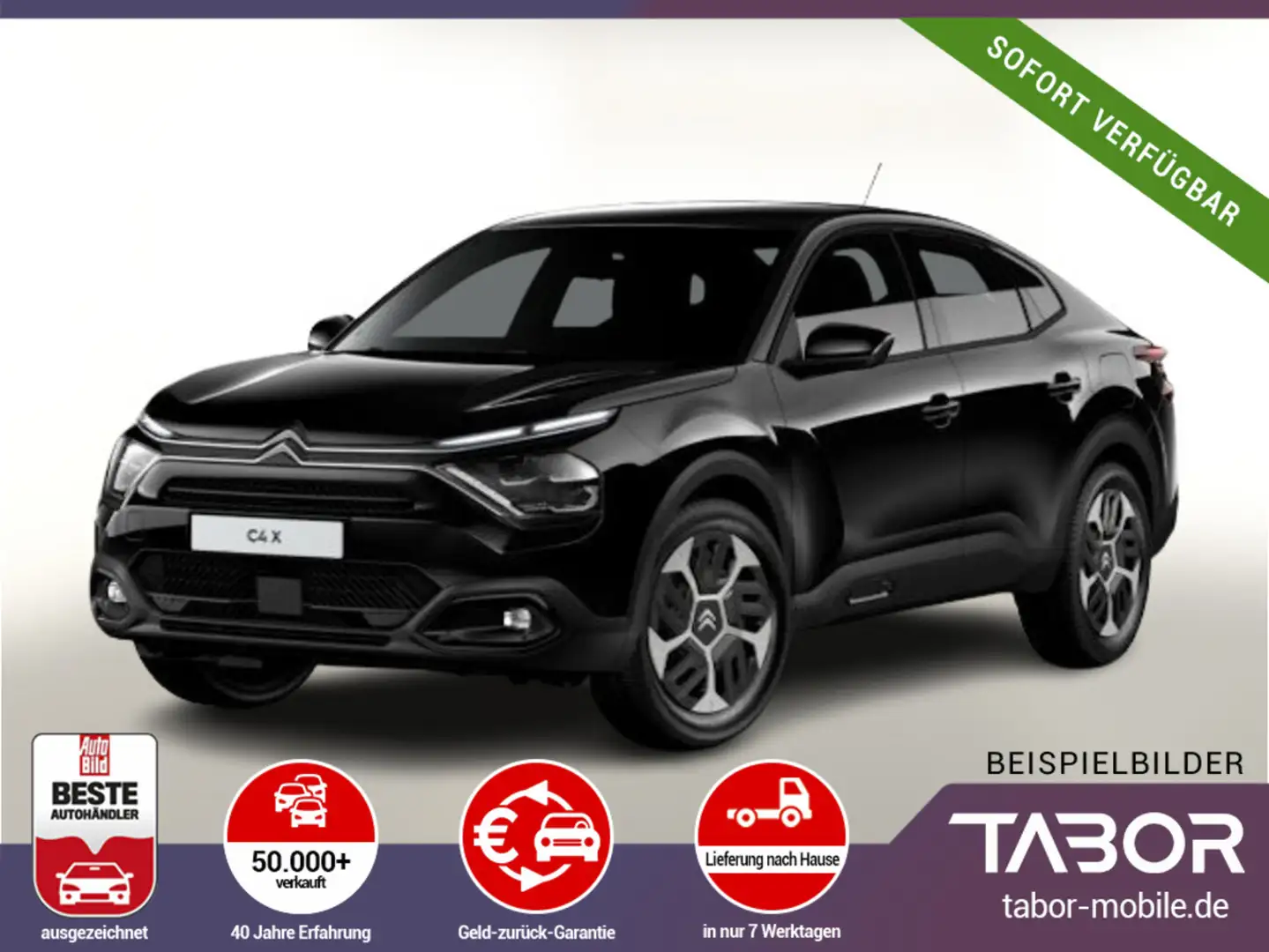 Citroen C4 X 130 EAT8 Plus PDC Temp LED UVP-27%* Bleu - 1