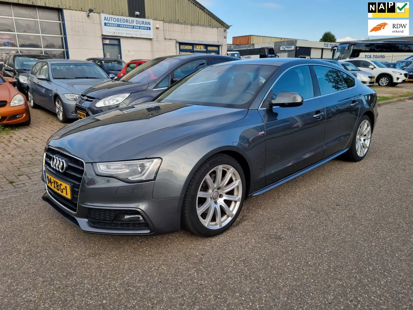 Audi A5 Sportback 1.8 TFSI Pro Line S Automaat! Bj:2012 NA Grijs - 1