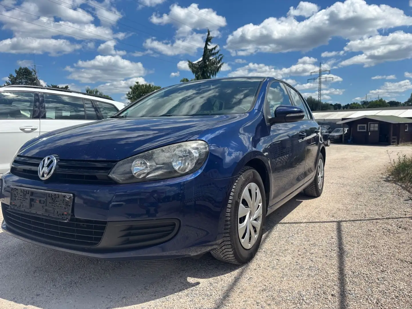 Volkswagen Golf VI Trendline, Tüv12/25, Orig. SH-gepflegt Blauw - 1