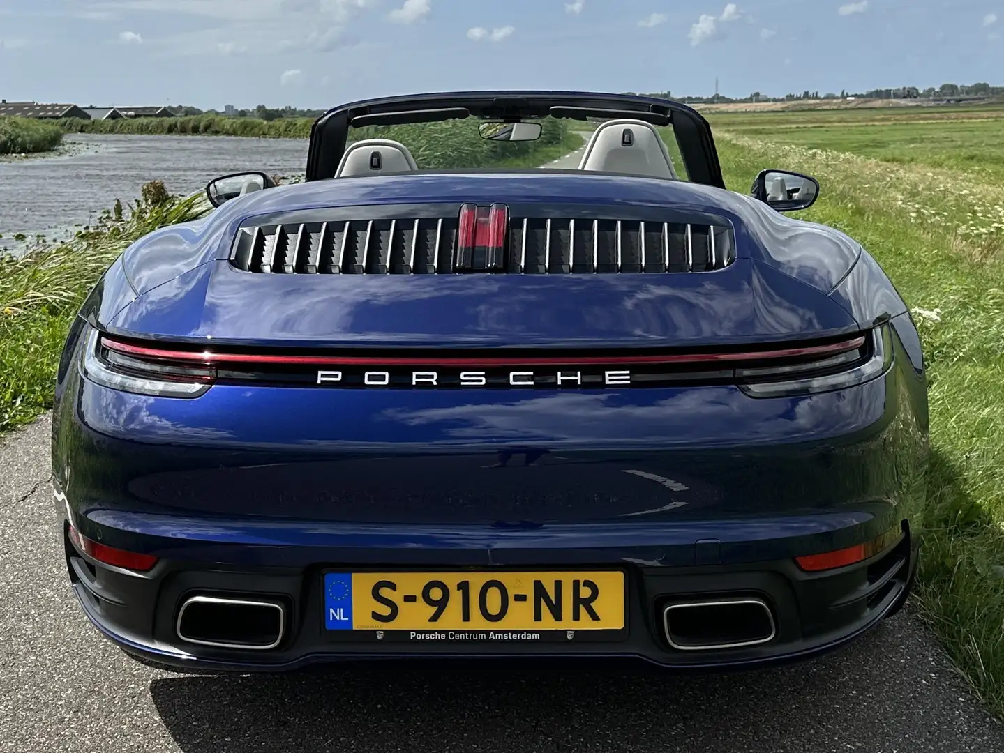 Porsche 911 3.0 Carrera 4 992 cabrio sportuitlaat Blauw - 2