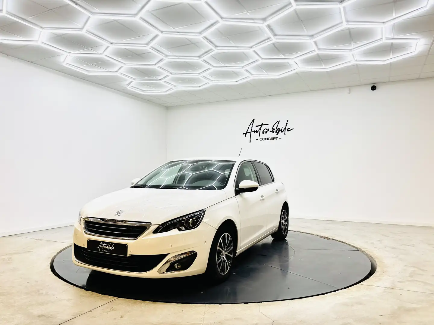 Peugeot 308 ✅1AN GARANTIE✅1ER PROPRIO✅CAMERA✅REMORQUE Weiß - 1