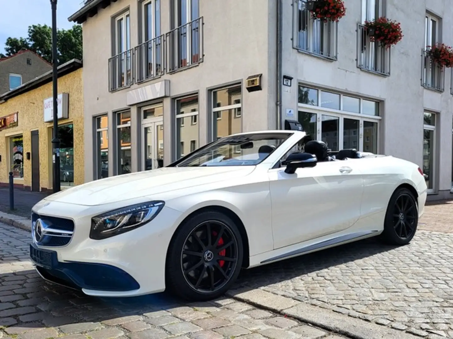 Mercedes-Benz S 63 AMG Cabrio 4M MASSAGE NIGHT-V HUD BURM 360 Blanco - 1