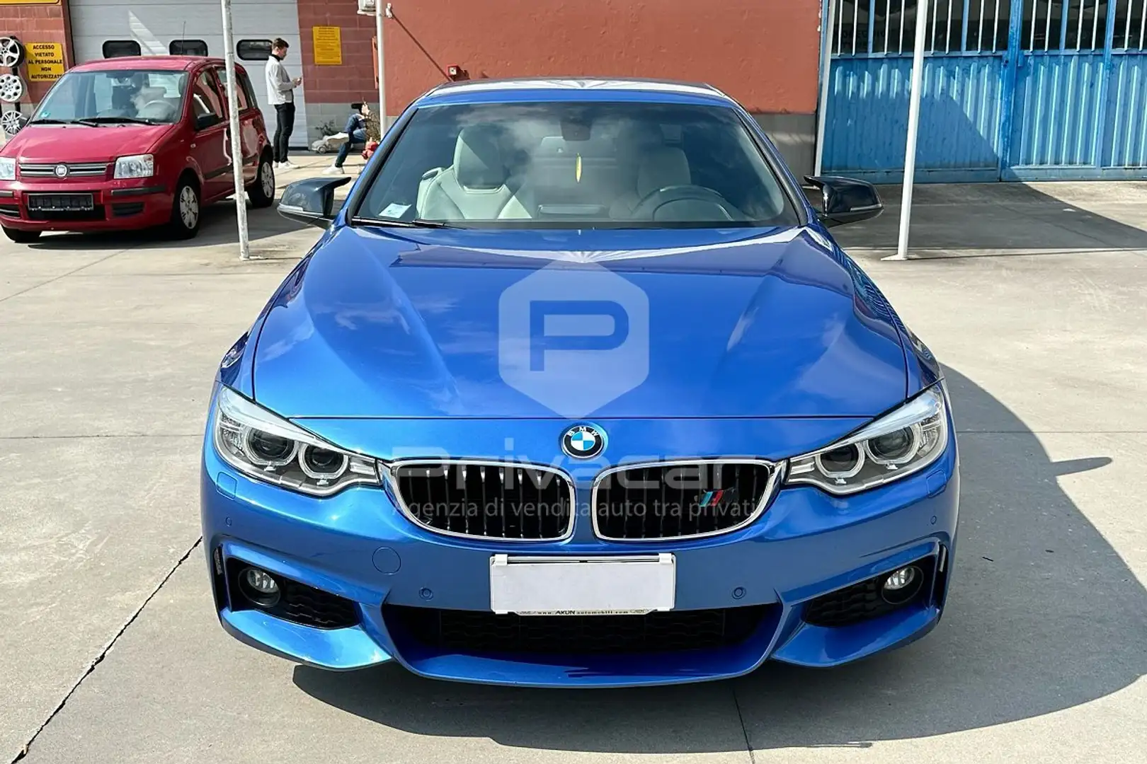 BMW 420 420d Cabrio Luxury Blau - 2