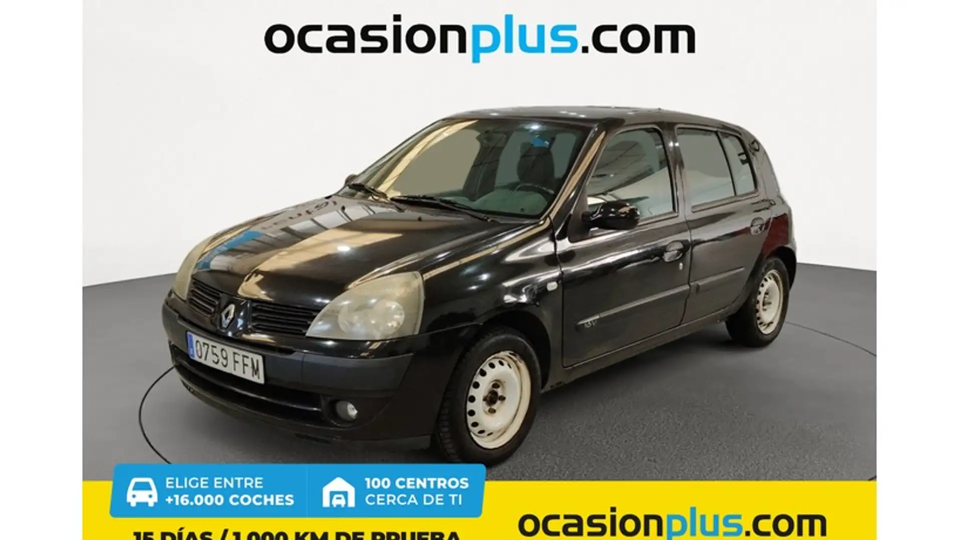 Renault Clio 1.2 16v Community Zwart - 1