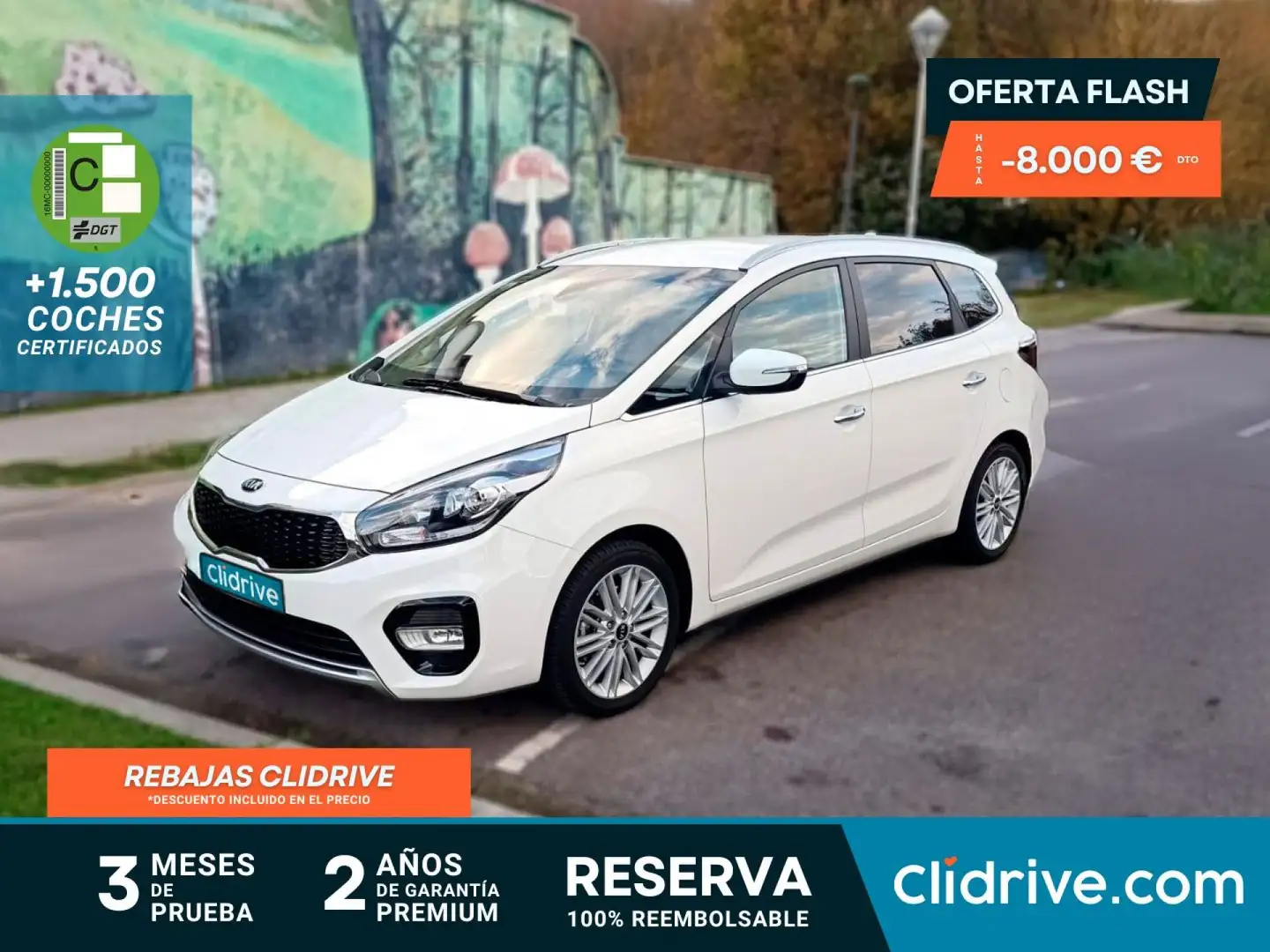 Kia Carens 1.6 GDi Drive 135 Blanco - 1