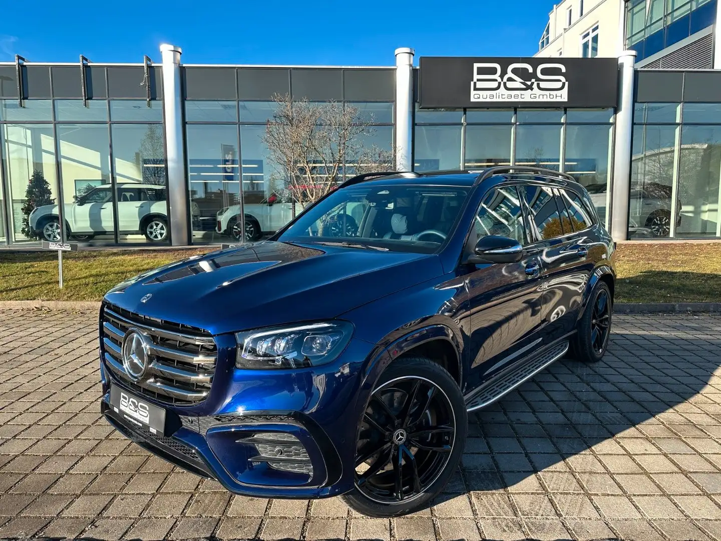 Mercedes-Benz GLS 450 d 4Matic DISTR,HUD,PANO,BURM,AIRMATIC,.. Blau - 2