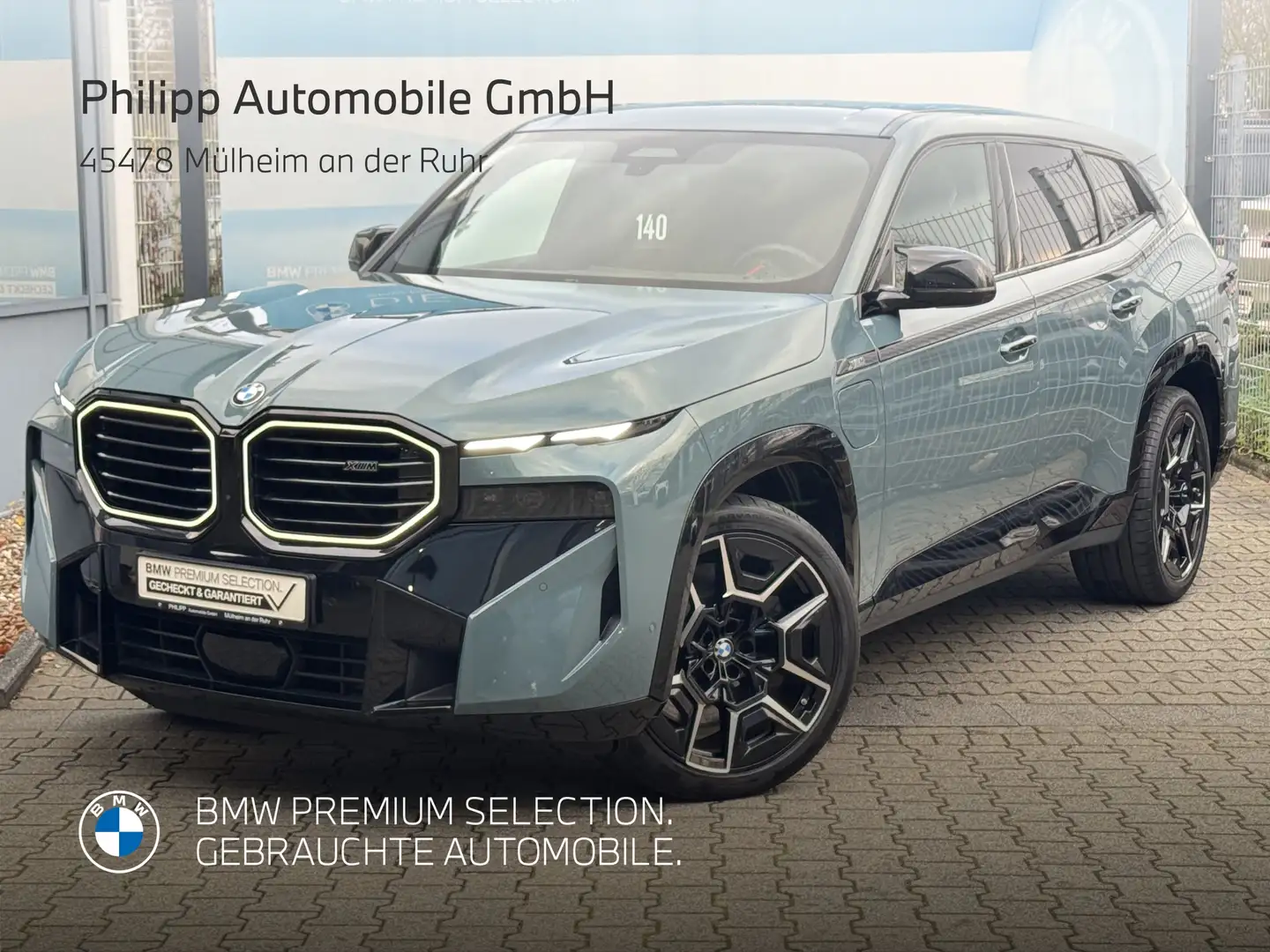 BMW XM 50e AHK Sitzklima Autobahnas h&k Massage 360° Grün - 1