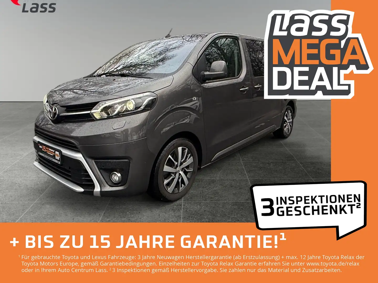 Toyota Proace Verso 2.0 L1 Executive HUD, Leder, Panoram Grau - 1