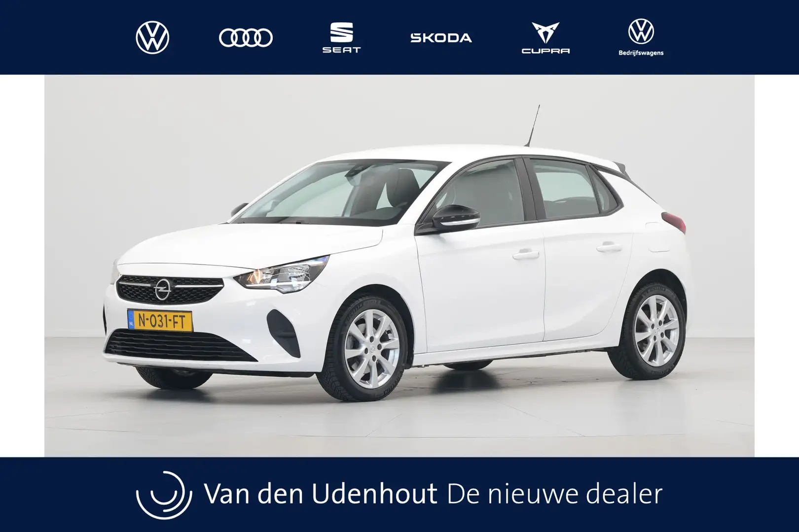 Opel Corsa 1.2 100pk Edition Navigatie Camera Pdc Lm velgen c Wit - 1