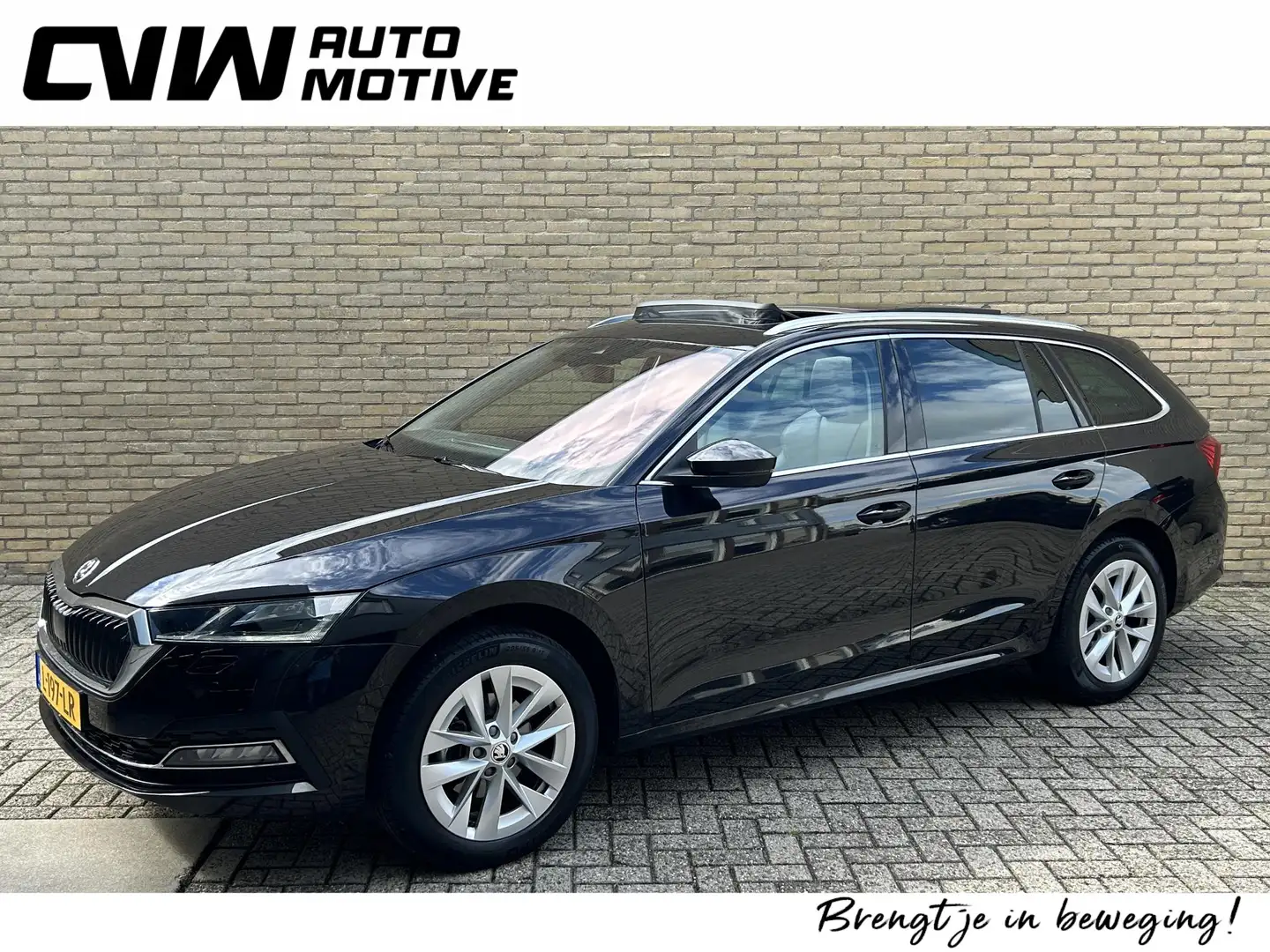 Skoda Octavia Combi 1.0 e-TSI 110pk Business Edition Plus | Lede Noir - 1