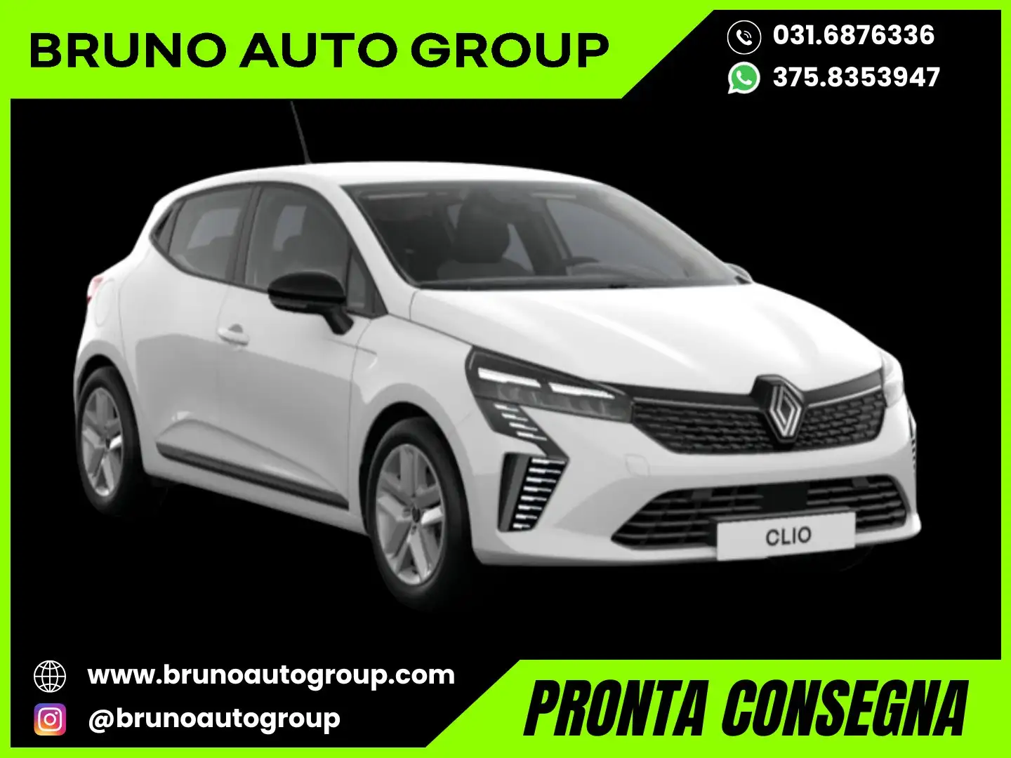Renault Clio 1.0 TCe Evolution MY24 90CV-RETROCAMERA-DISPLAY 7" Bianco - 1
