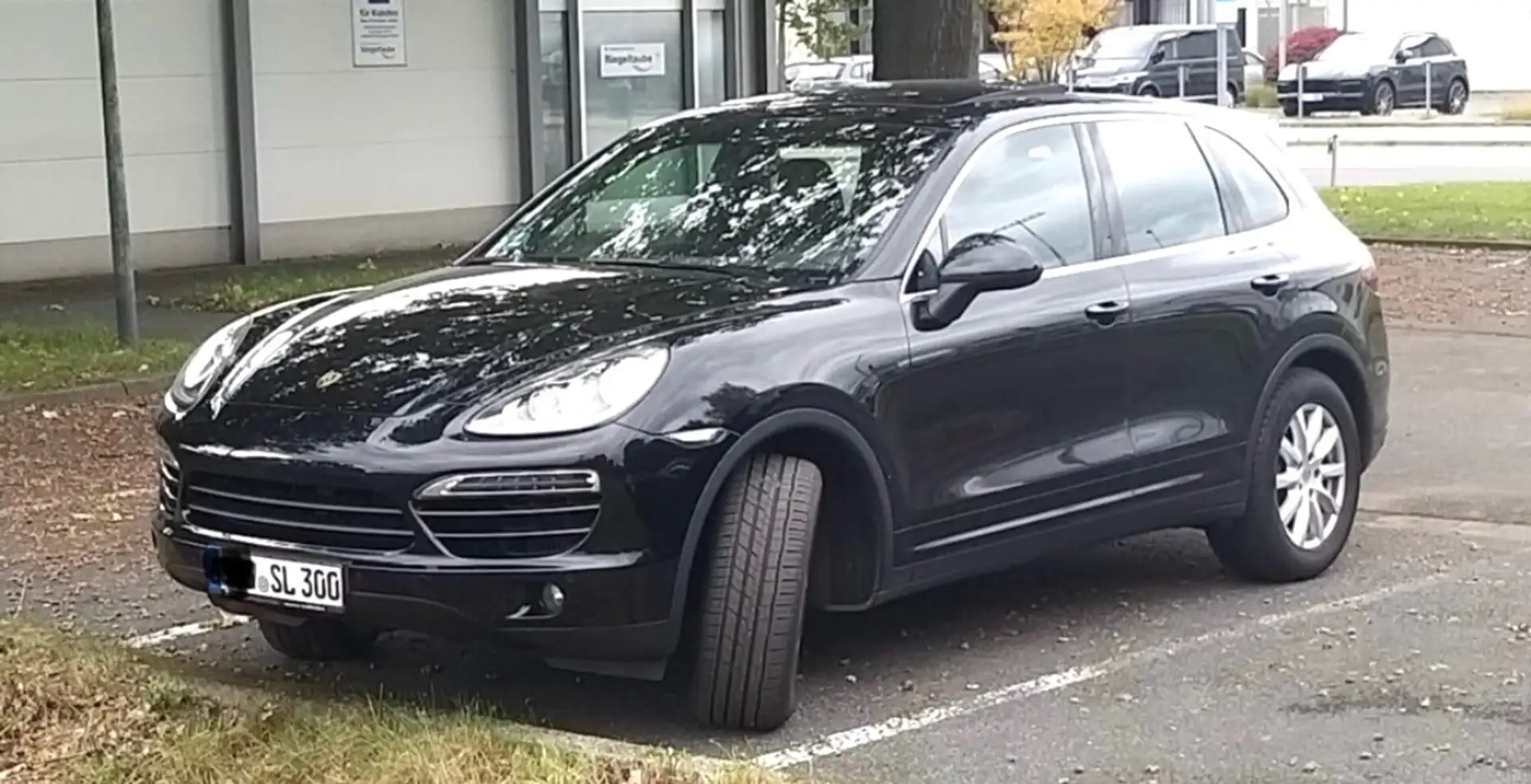 Porsche Cayenne Diesel aus 2. Hand, deutsches Fahrzeug, MwsT Schwarz - 2