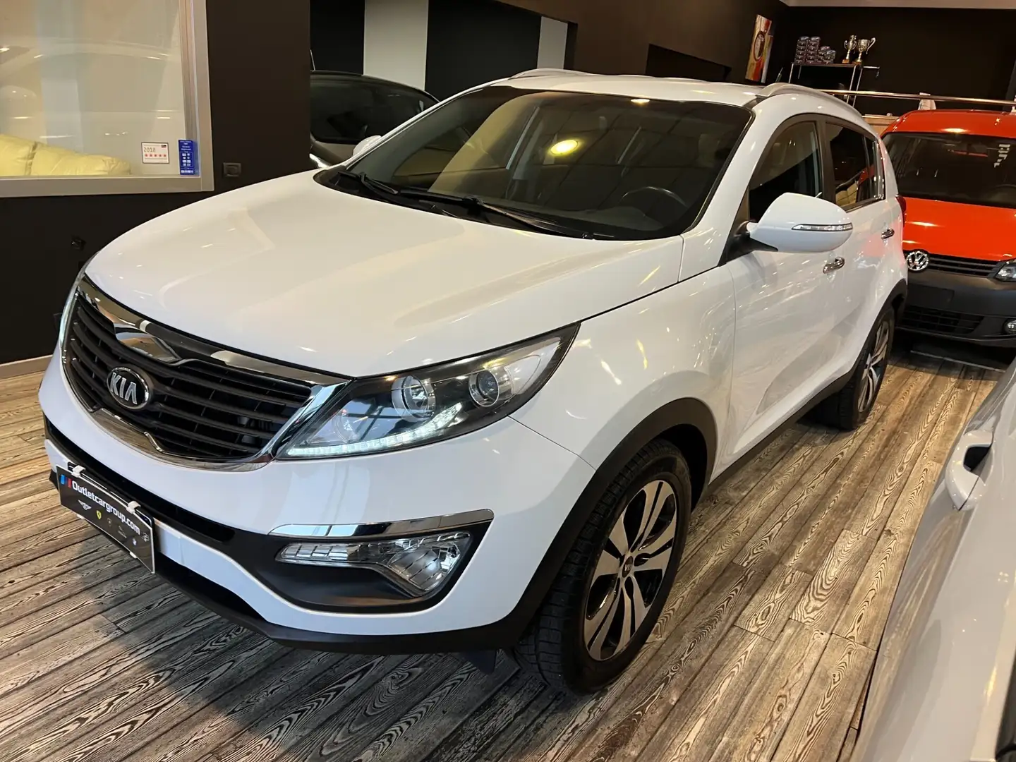Kia Sportage 2.0 CRDI AWD/GANCIO/4X4/UNICA PROPRIETARIA Bianco - 2